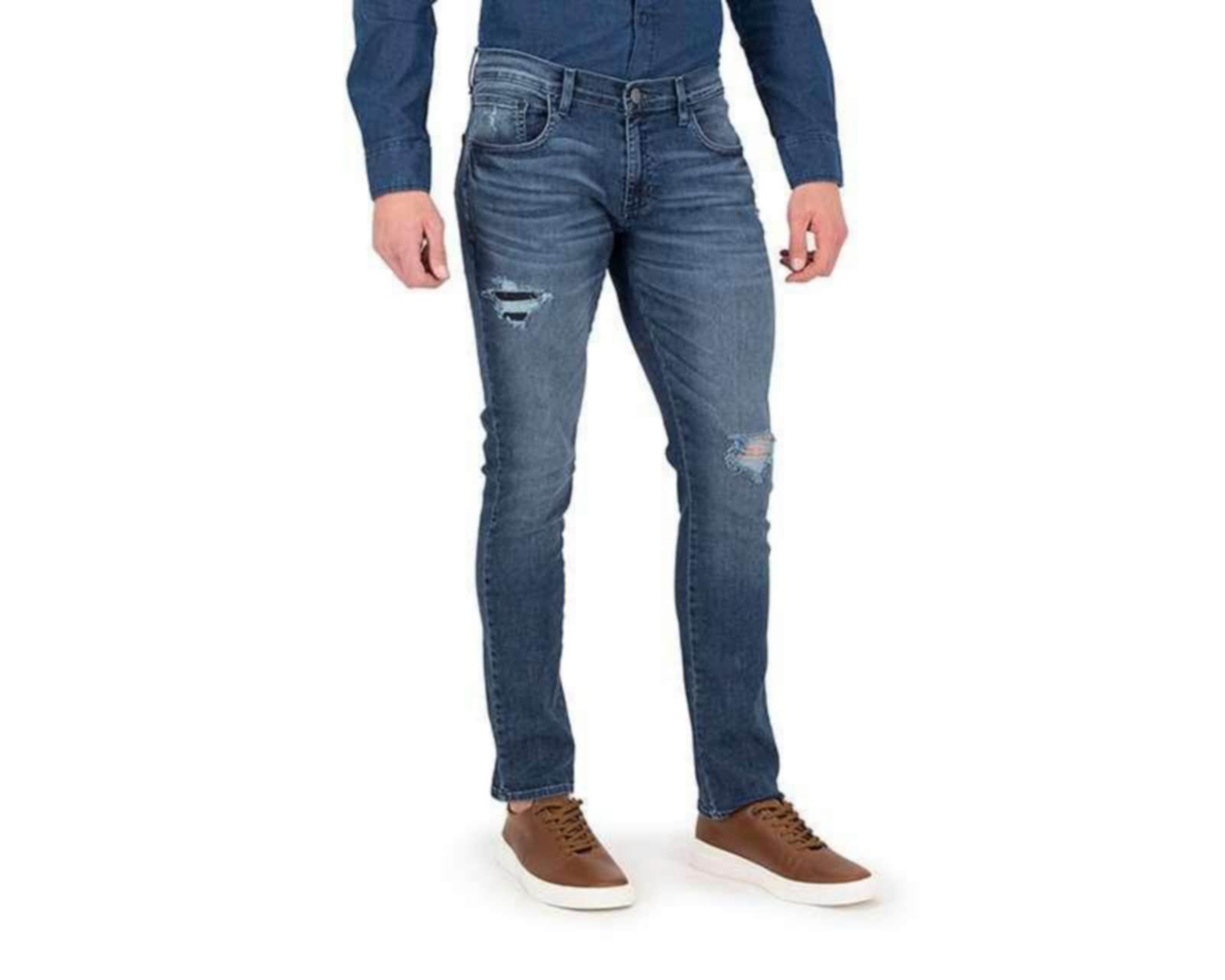 Foto 2 pulgar | Jeans Skinny Oggi Moto Black