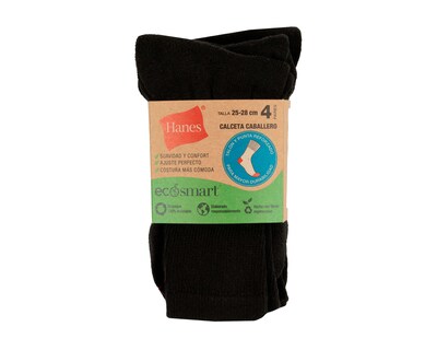 Foto 3 | Calcetas Largas Hanes para Hombre 4 Pares