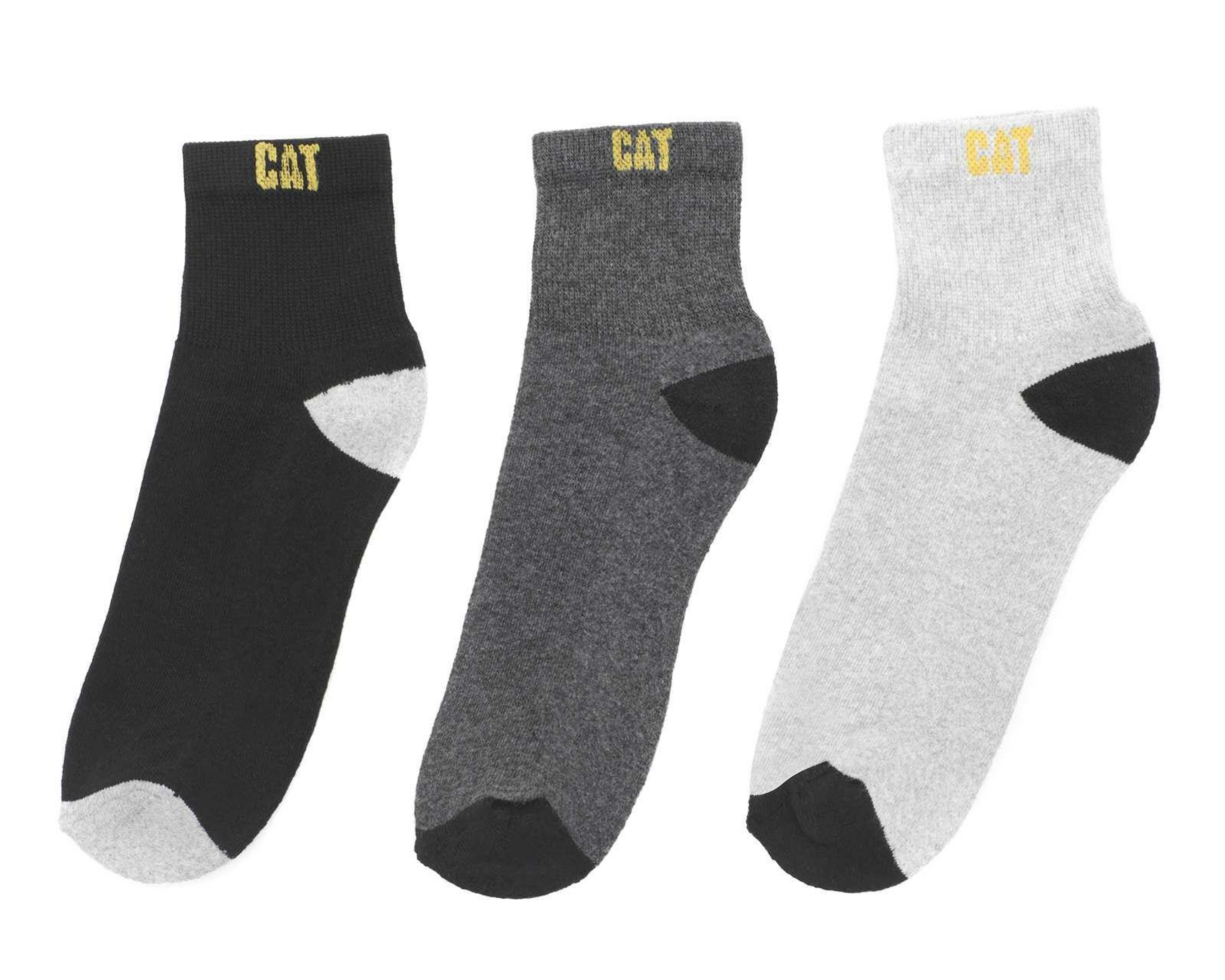 Calcetas Cortas CAT para Hombre 3 Pares $149