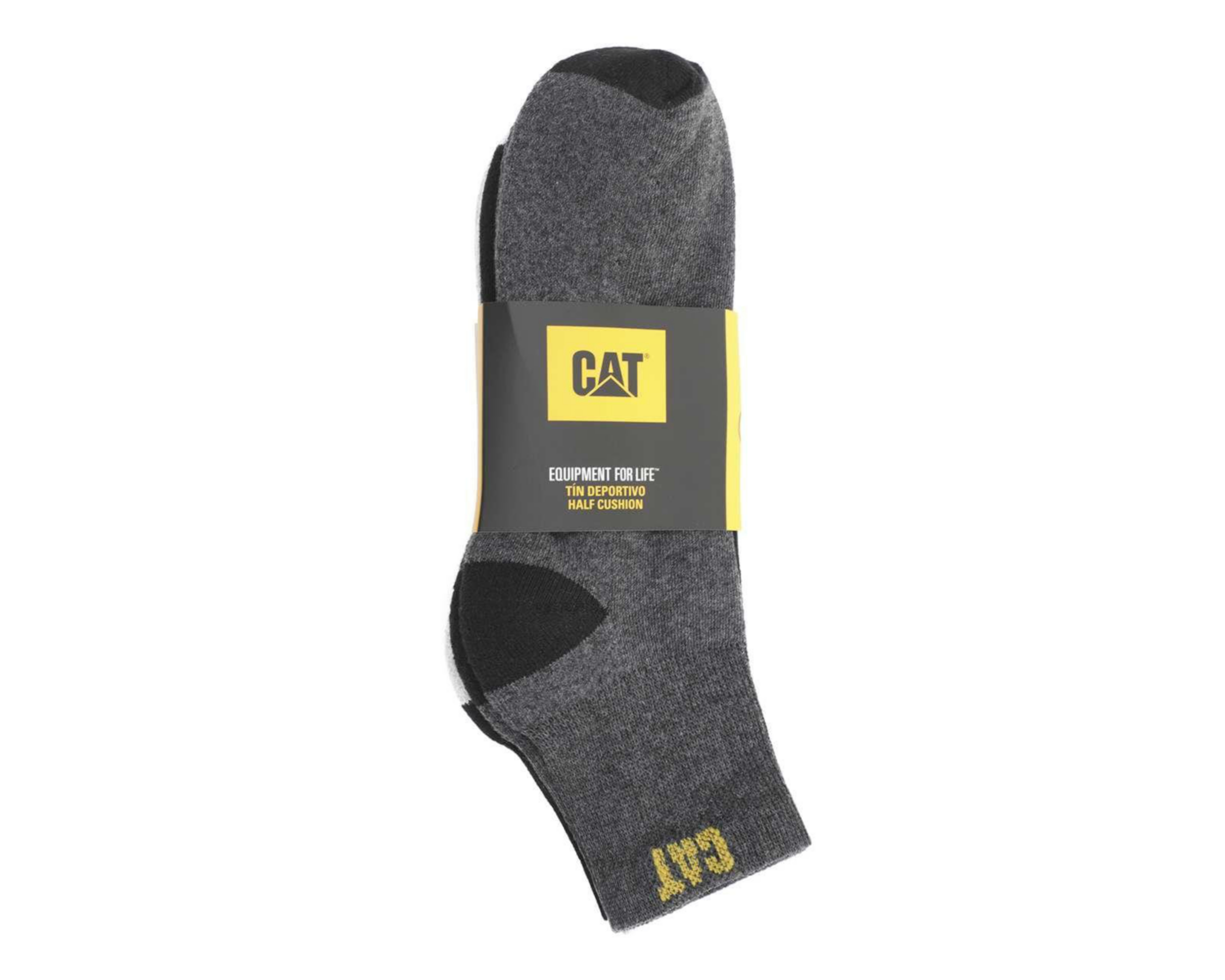 Foto 4 pulgar | Calcetas Cortas CAT para Hombre 3 Pares