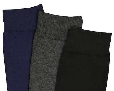 Foto 2 | Calcetas de Vestir Largas Wall Street para Hombre 3 Pares