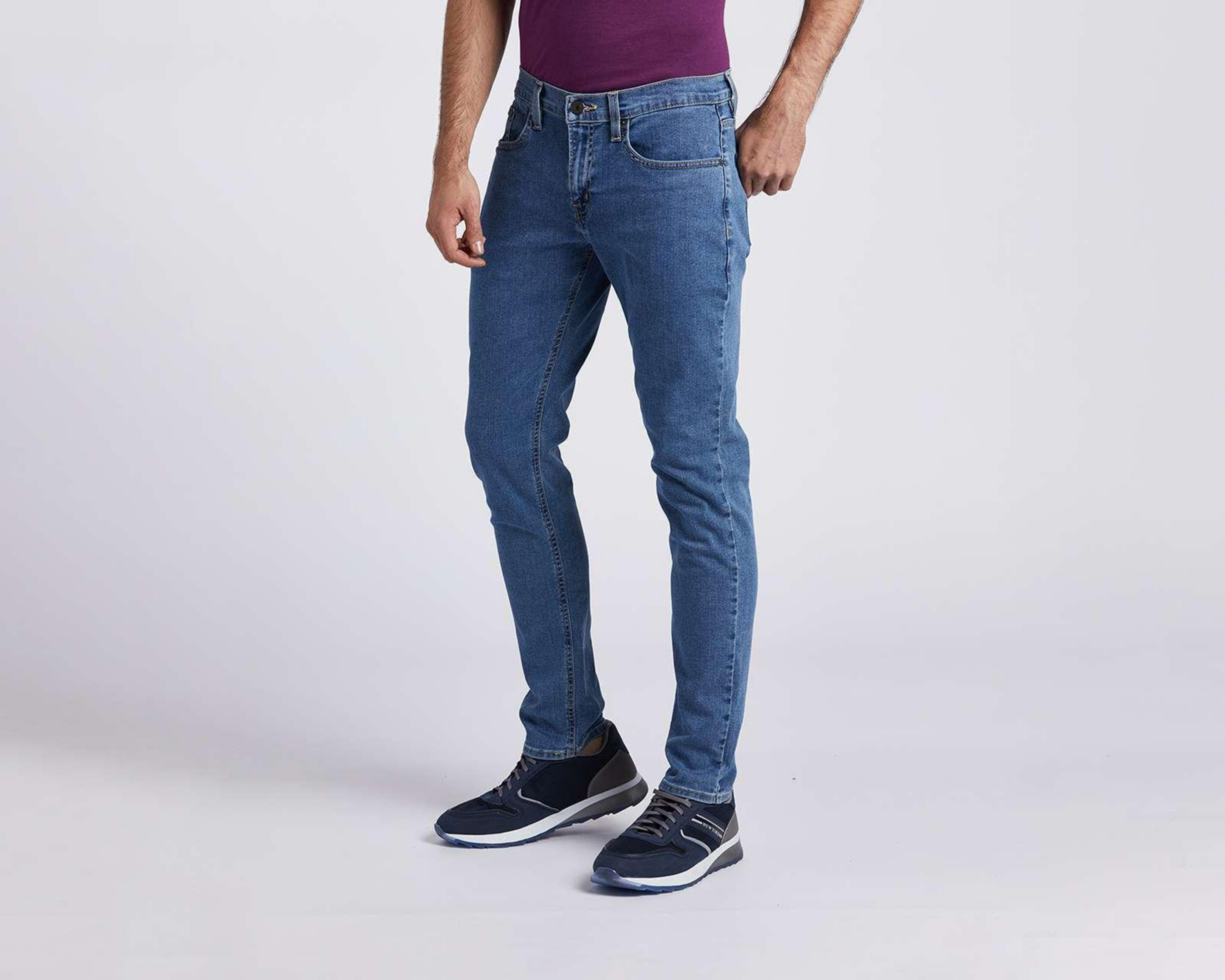 Foto 2 pulgar | Jeans Oggi Risk Rebel Bleach Skinny