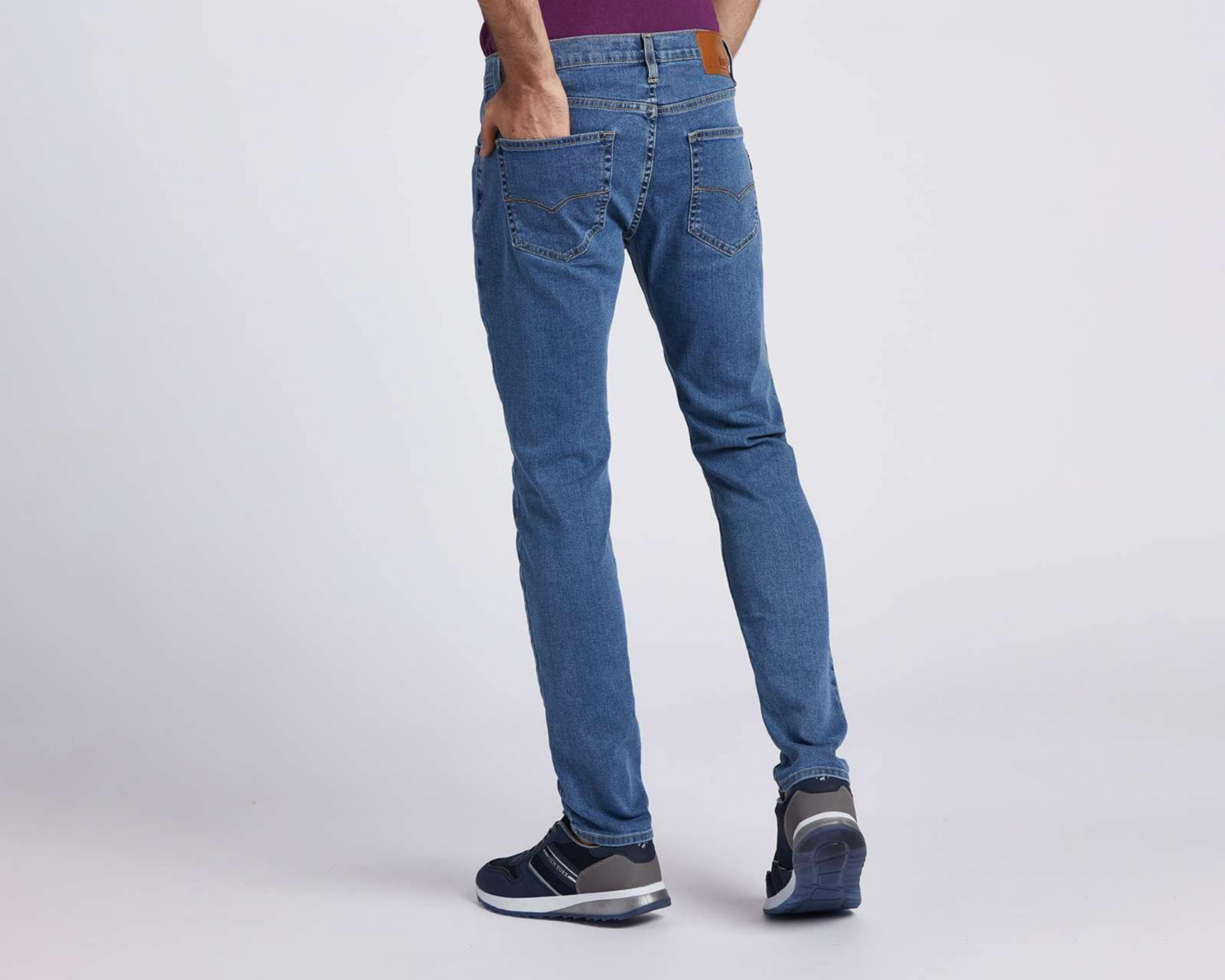 Foto 3 pulgar | Jeans Oggi Risk Rebel Bleach Skinny