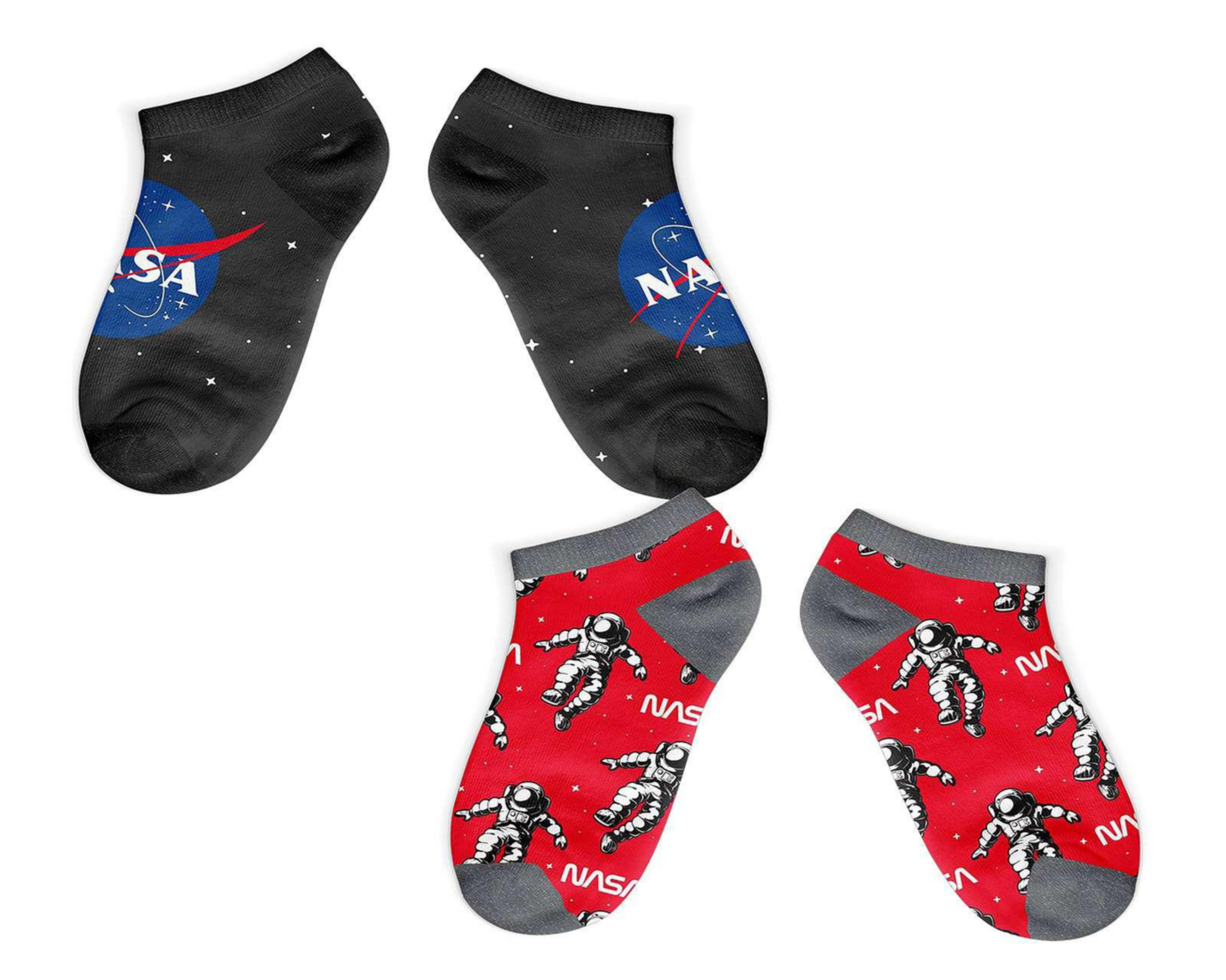 Calcetas Tines Nasa para Hombre 2 Pares
