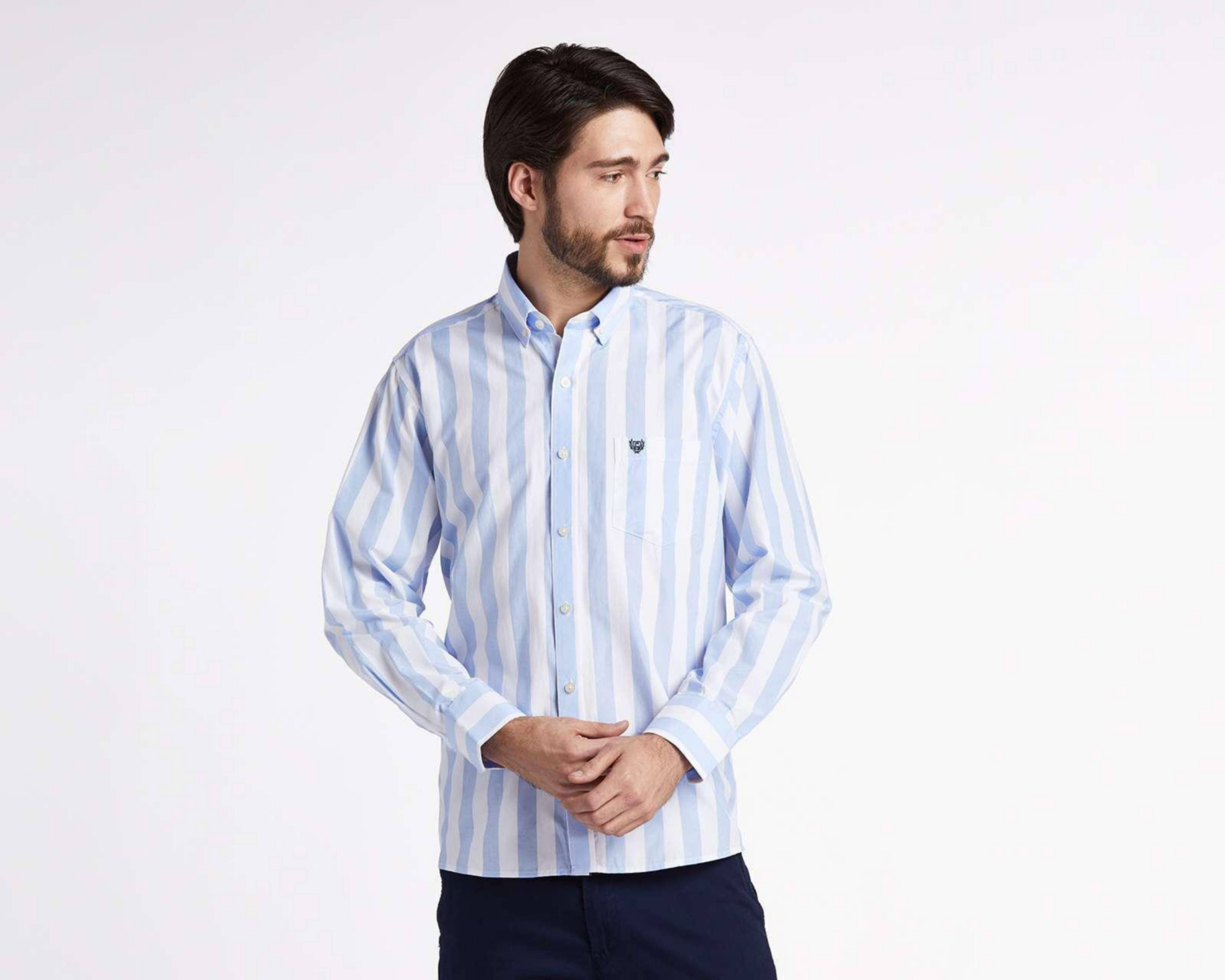 Camisa de Moda Chaps Regular Fit a Rayas