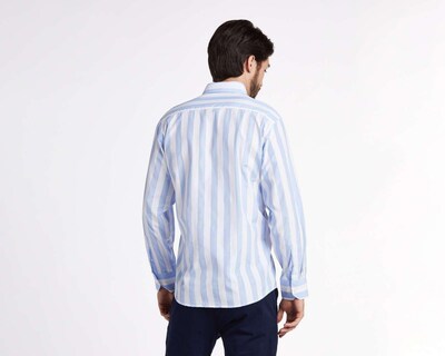 Foto 2 | Camisa de Moda Chaps Regular Fit a Rayas