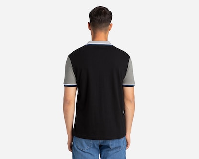 Foto 2 | Playera Polo York Team Polo Club Negra con Gris para Hombre