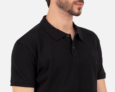 Foto 3 | Playera Polo York Team Polo Club Negra para Hombre