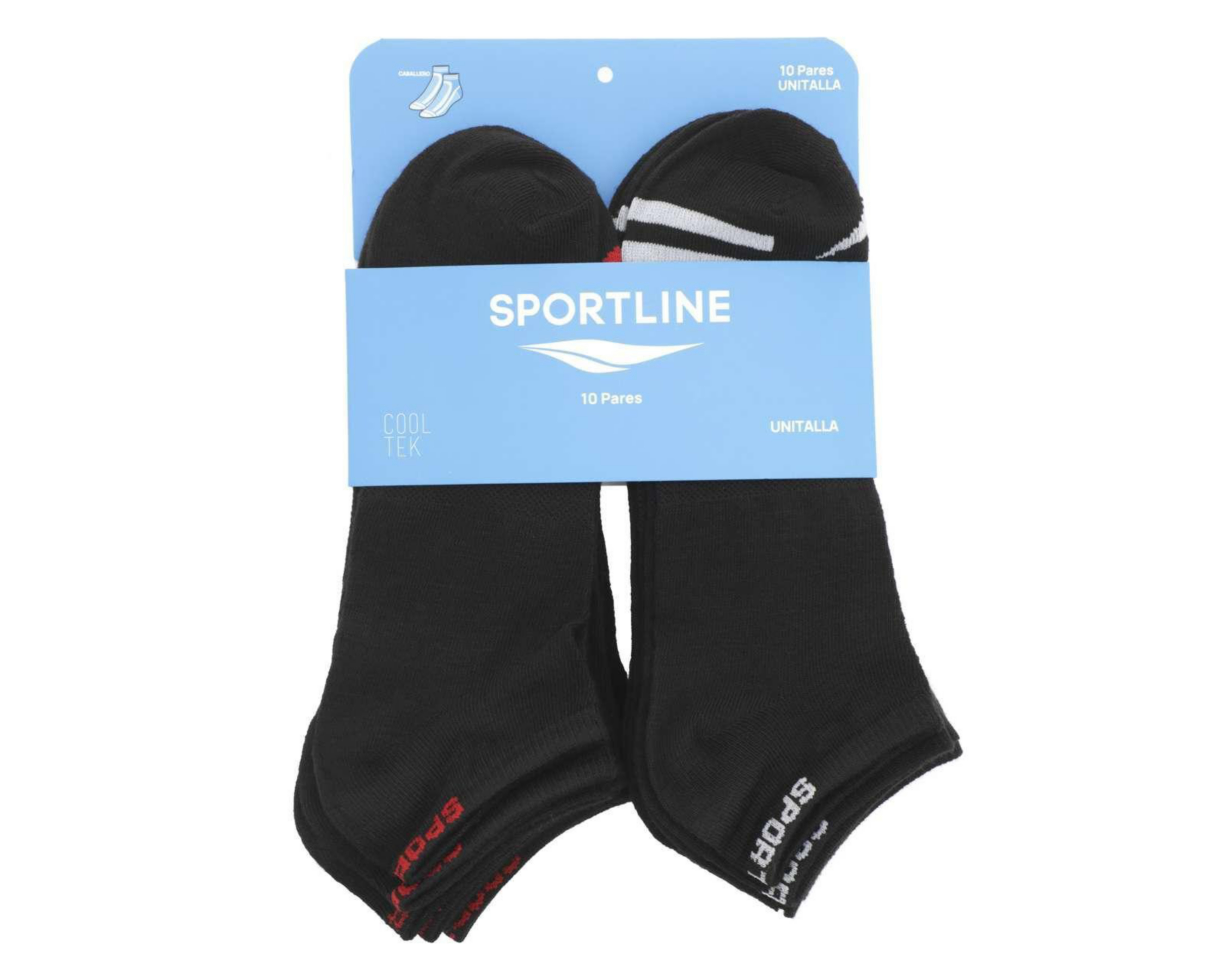 Foto 4 pulgar | Calcetas Deportivas Tines Sportline para Hombre 10 Pares