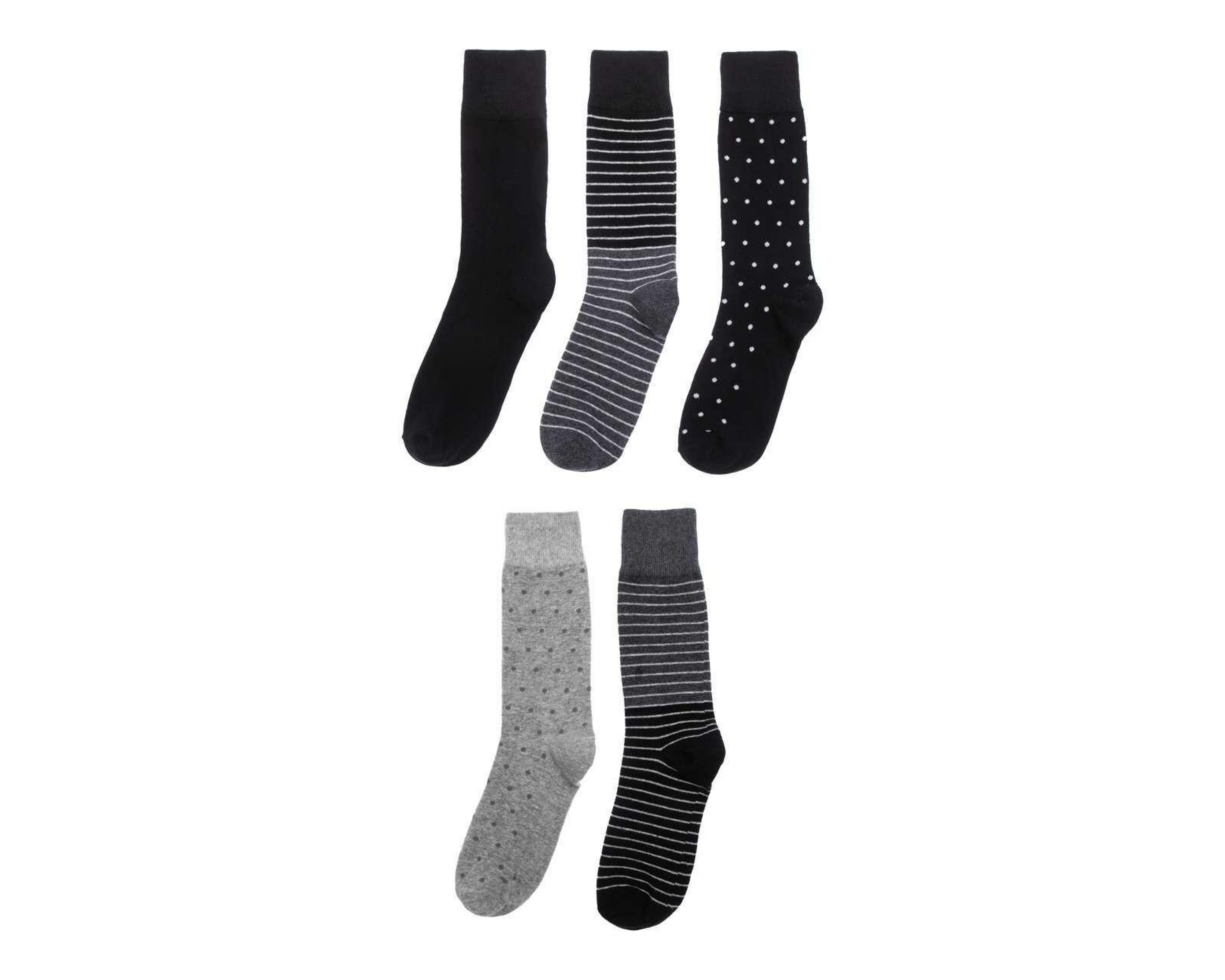 Calcetas Largas Wall Street para Hombre 5 Pares