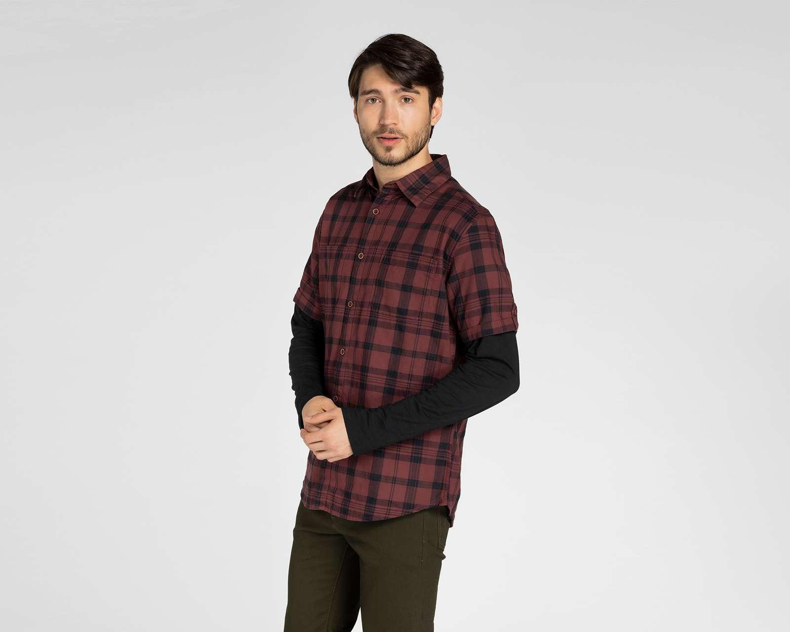 Camisa Refill Regular Fit a Cuadros