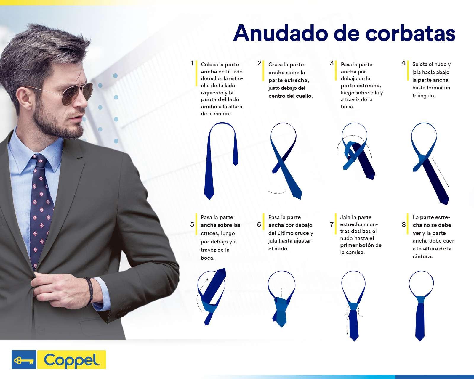 Foto 5 pulgar | Corbata con Print Geométrico Wall Street Negra