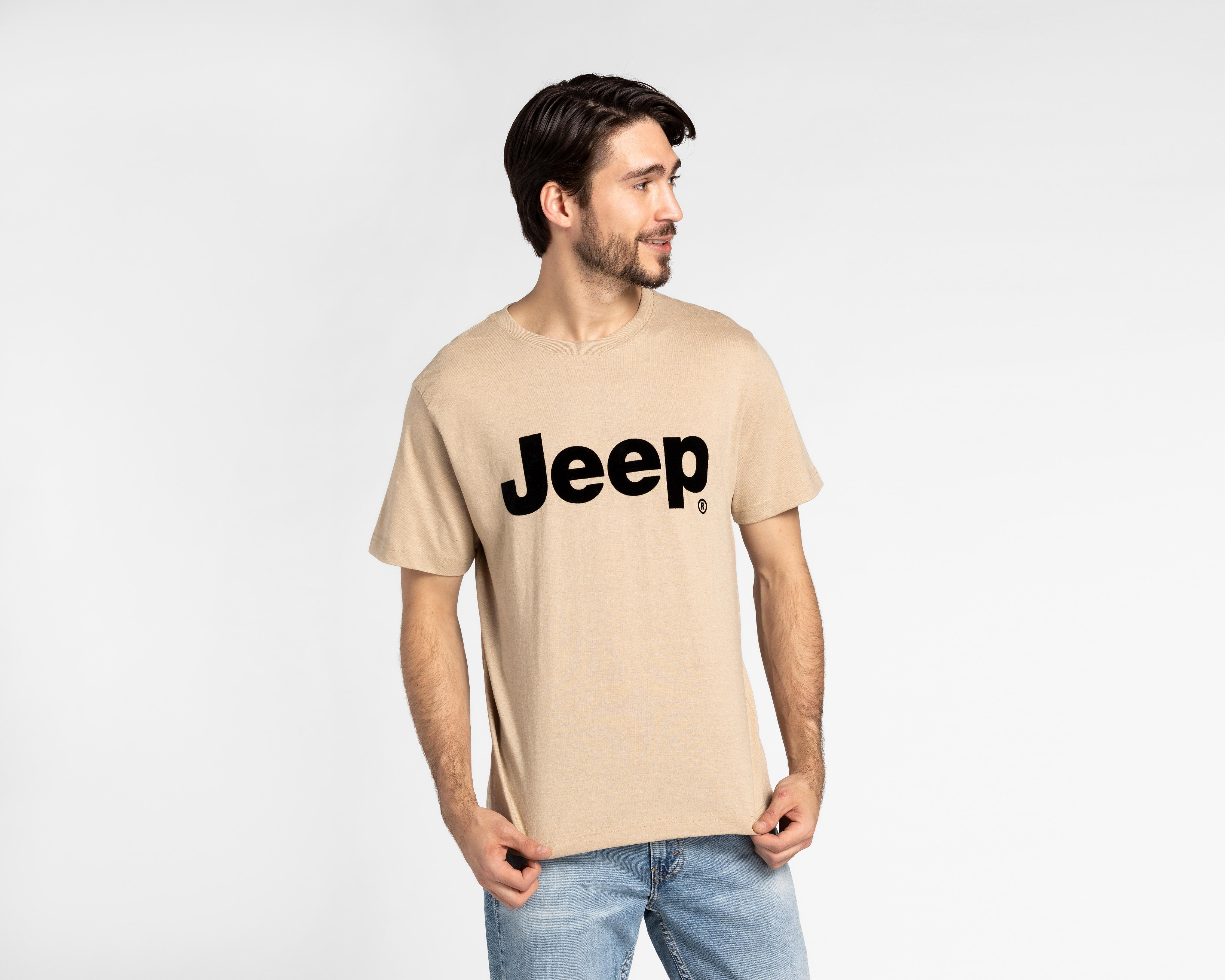 Foto 2 pulgar | Playera Jeep Cuello Redondo