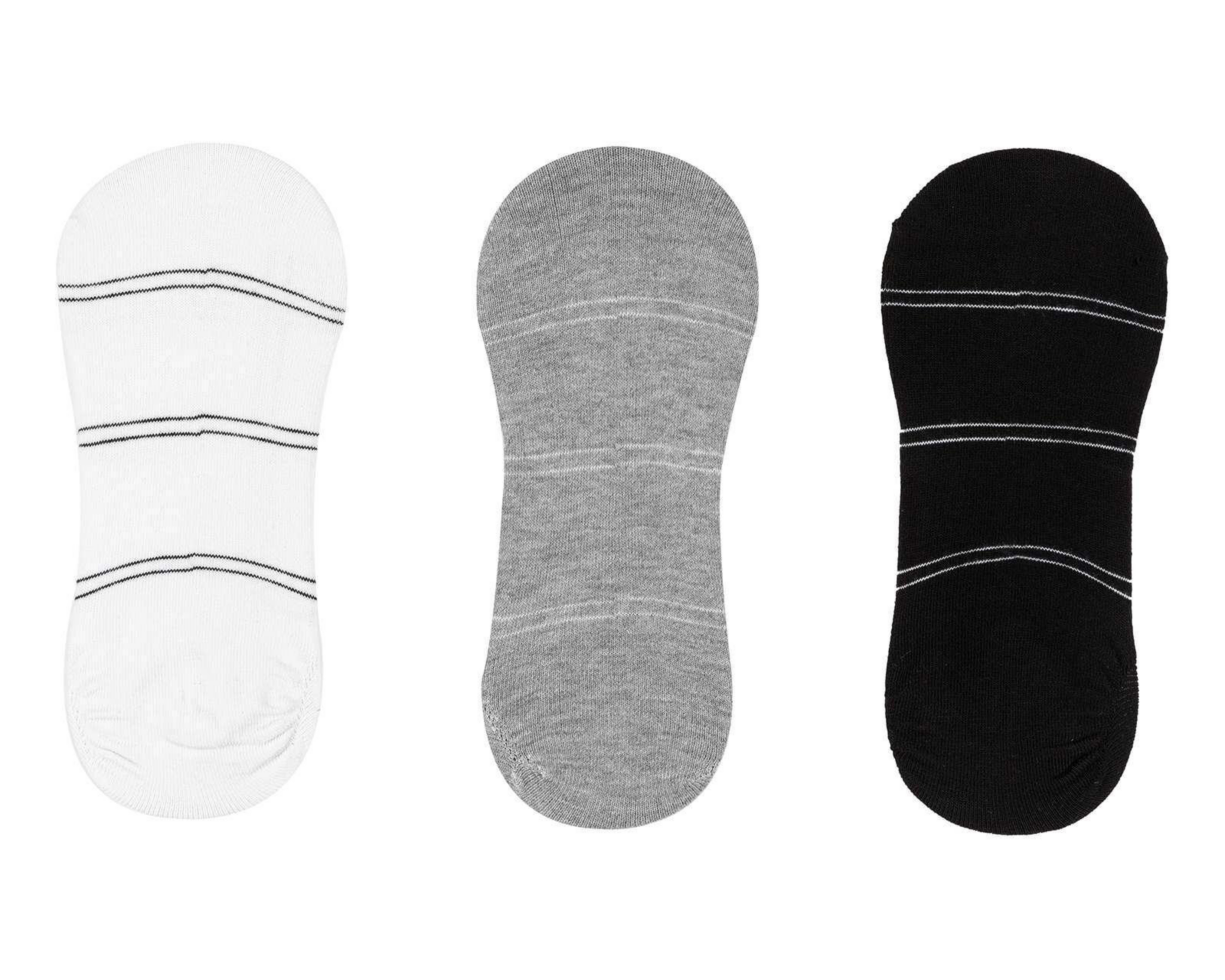 Calcetas Invisibles Refill para Hombre 3 Pares
