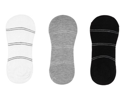 Foto 1 | Calcetas Invisibles Refill para Hombre 3 Pares