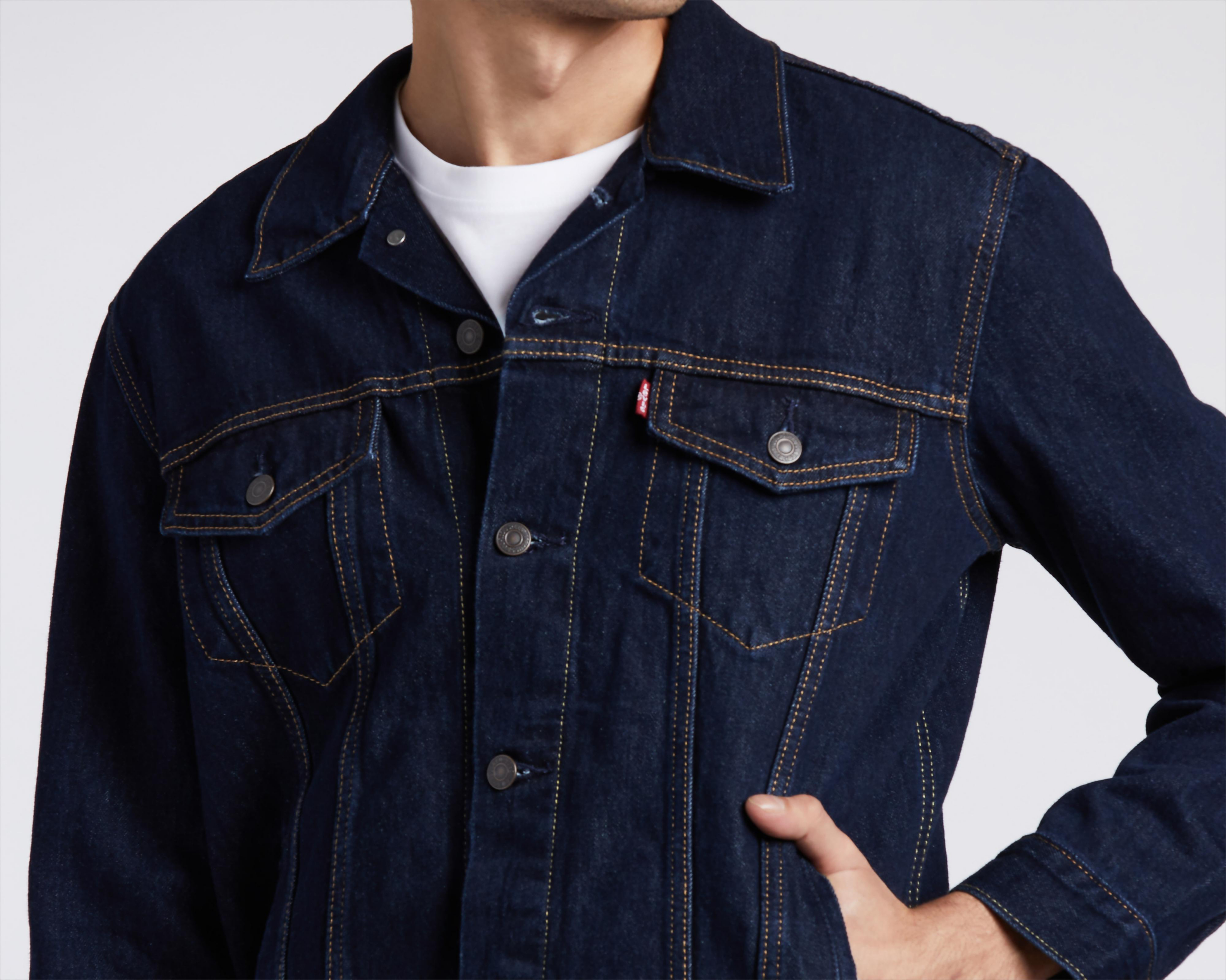 Foto 4 pulgar | Chamarra Levi's Trucker de Mezclilla