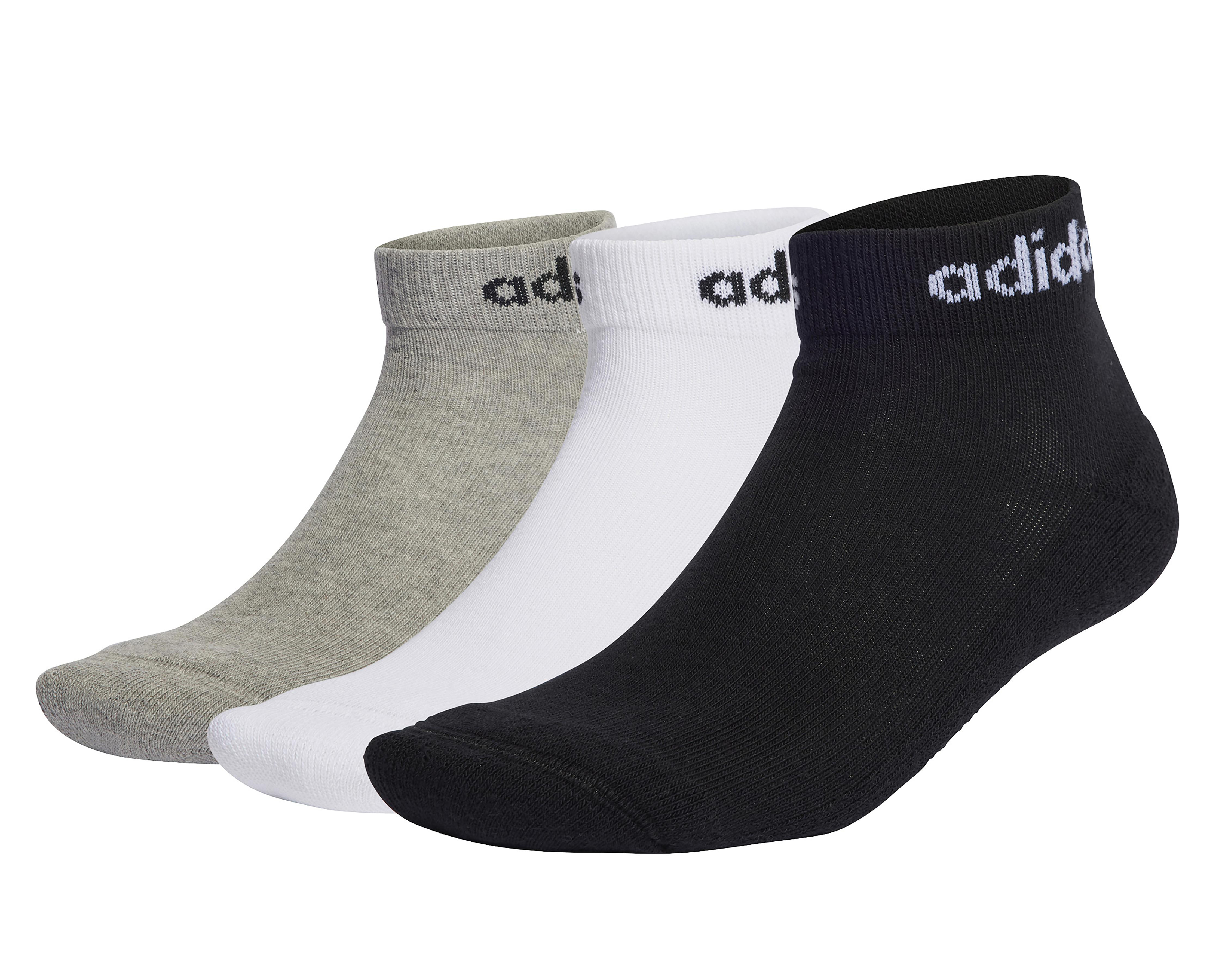 Calcetas Deportivas Tobilleras Adidas para Hombre 3 Pares