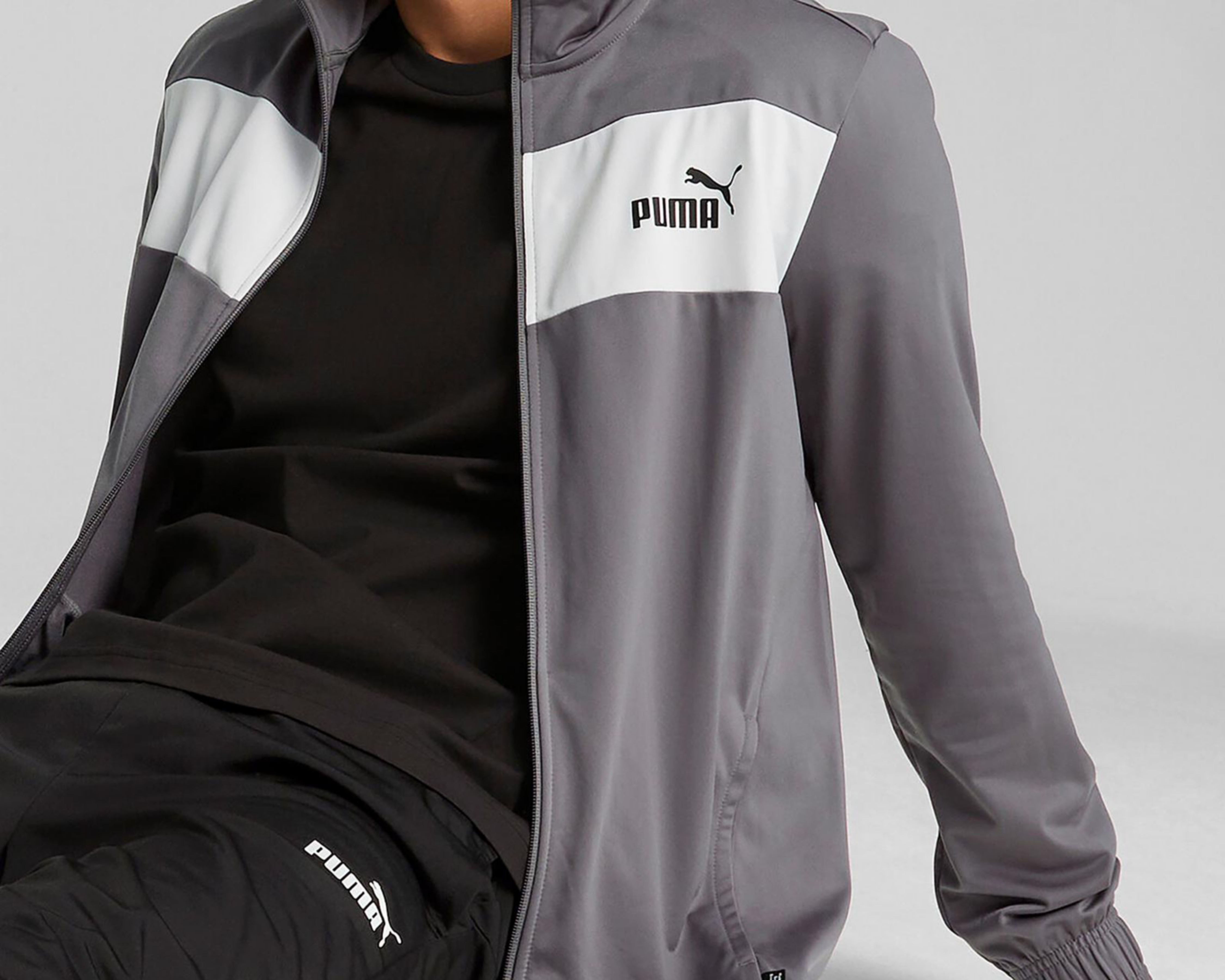 Foto 4 pulgar | Pants y Chamarra Puma para Hombre