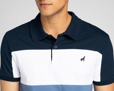 Foto 4 | Playera Polo Refill Azul para Hombre