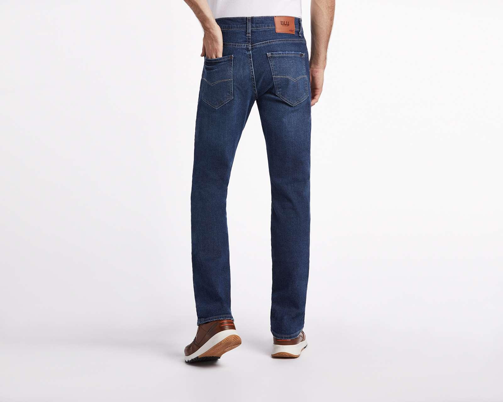 Foto 3 pulgar | Jeans Slim Straight Oggi Vaxter Blu