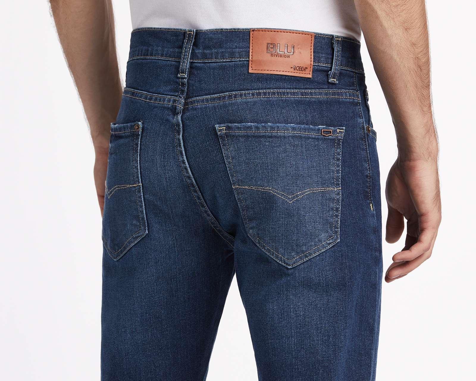 Foto 4 | Jeans Slim Straight Oggi Vaxter Blu