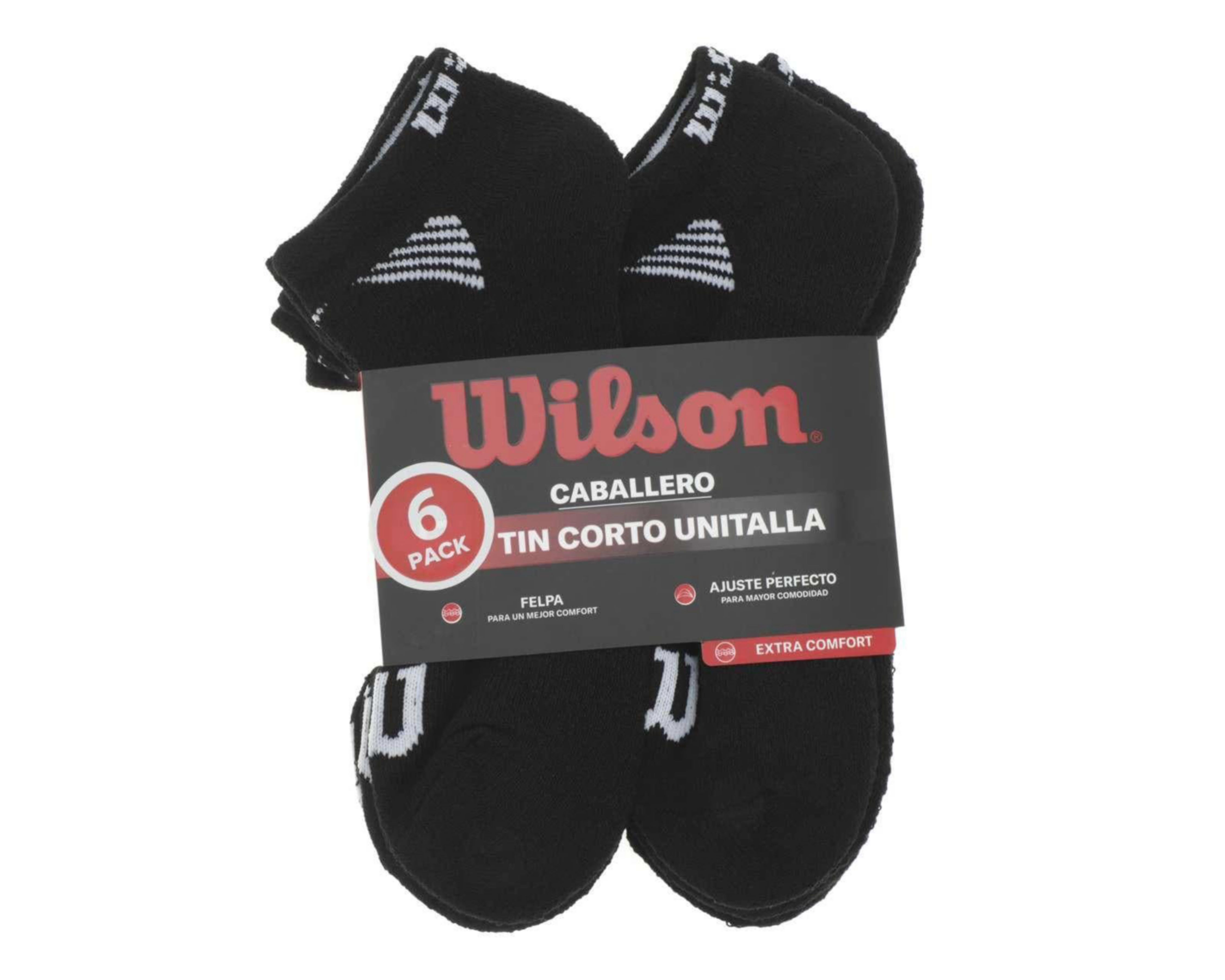 Foto 4 pulgar | Calcetas Deportivas Tines Wilson para Hombre 6 Pares