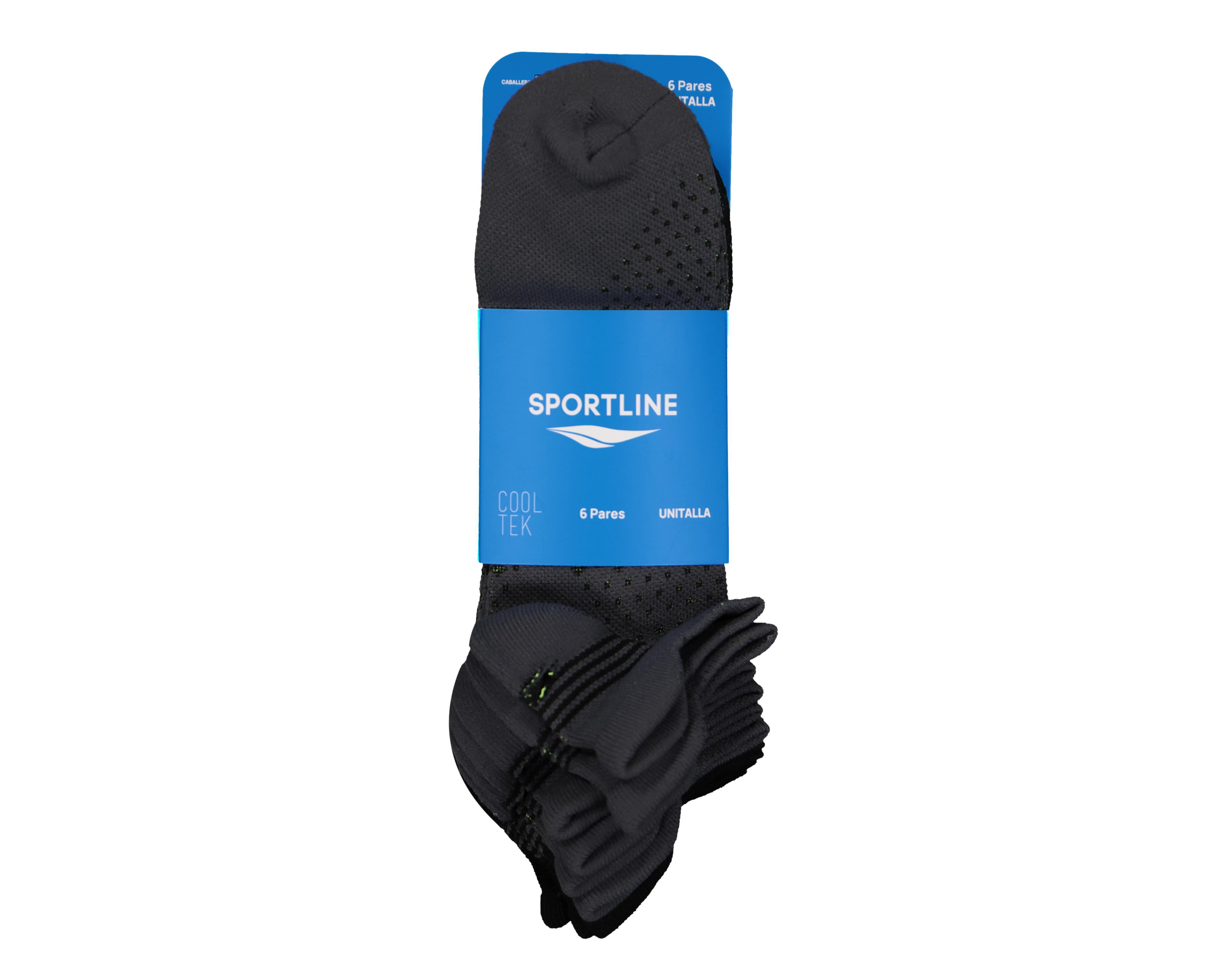 Foto 4 pulgar | Calcetas Deportivas Tines Sportline Cooltek para Hombre 6 Pares