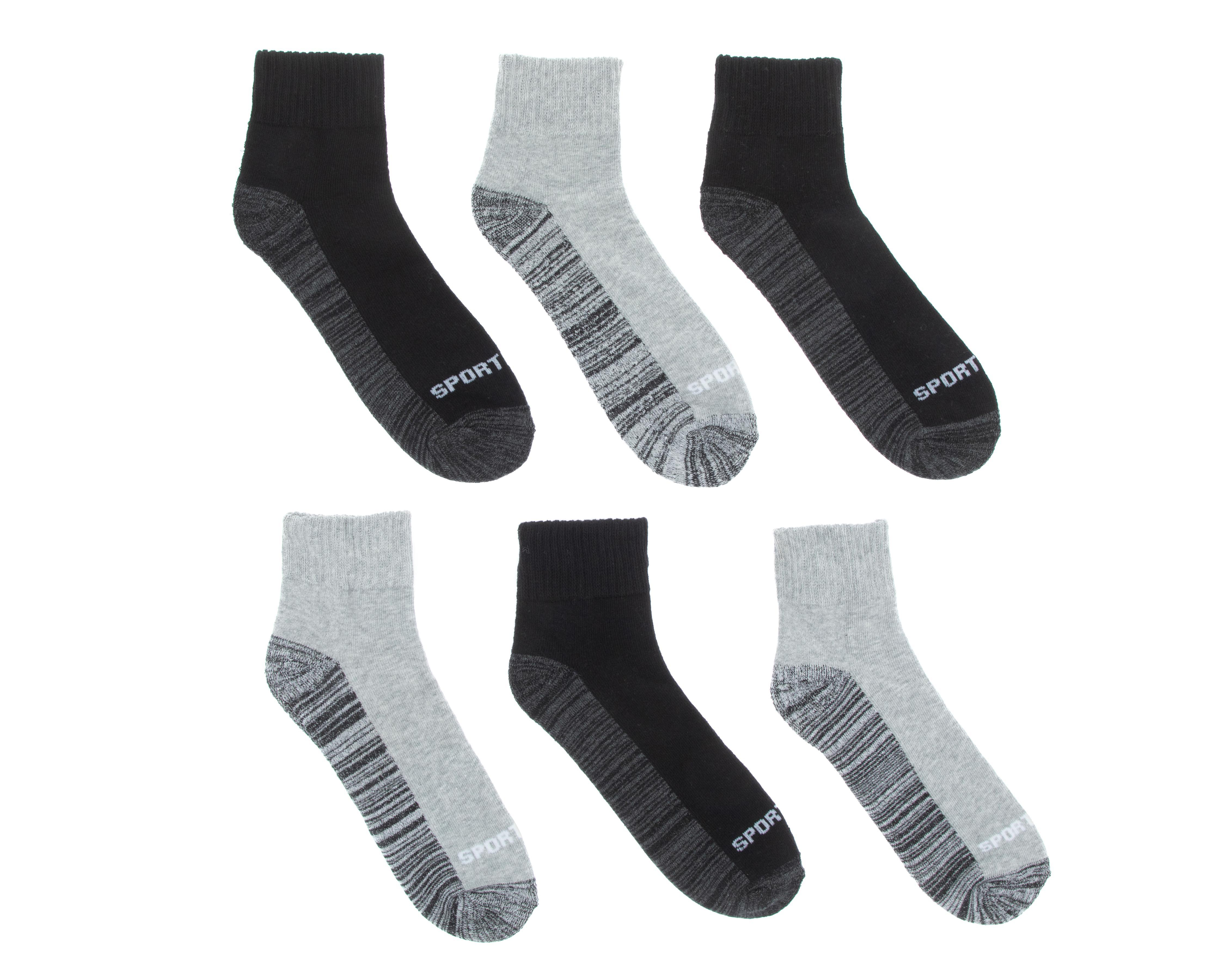 Foto 2 pulgar | Calcetas Deportivas Tines Sportline Cooltek para Hombre 6 Pares