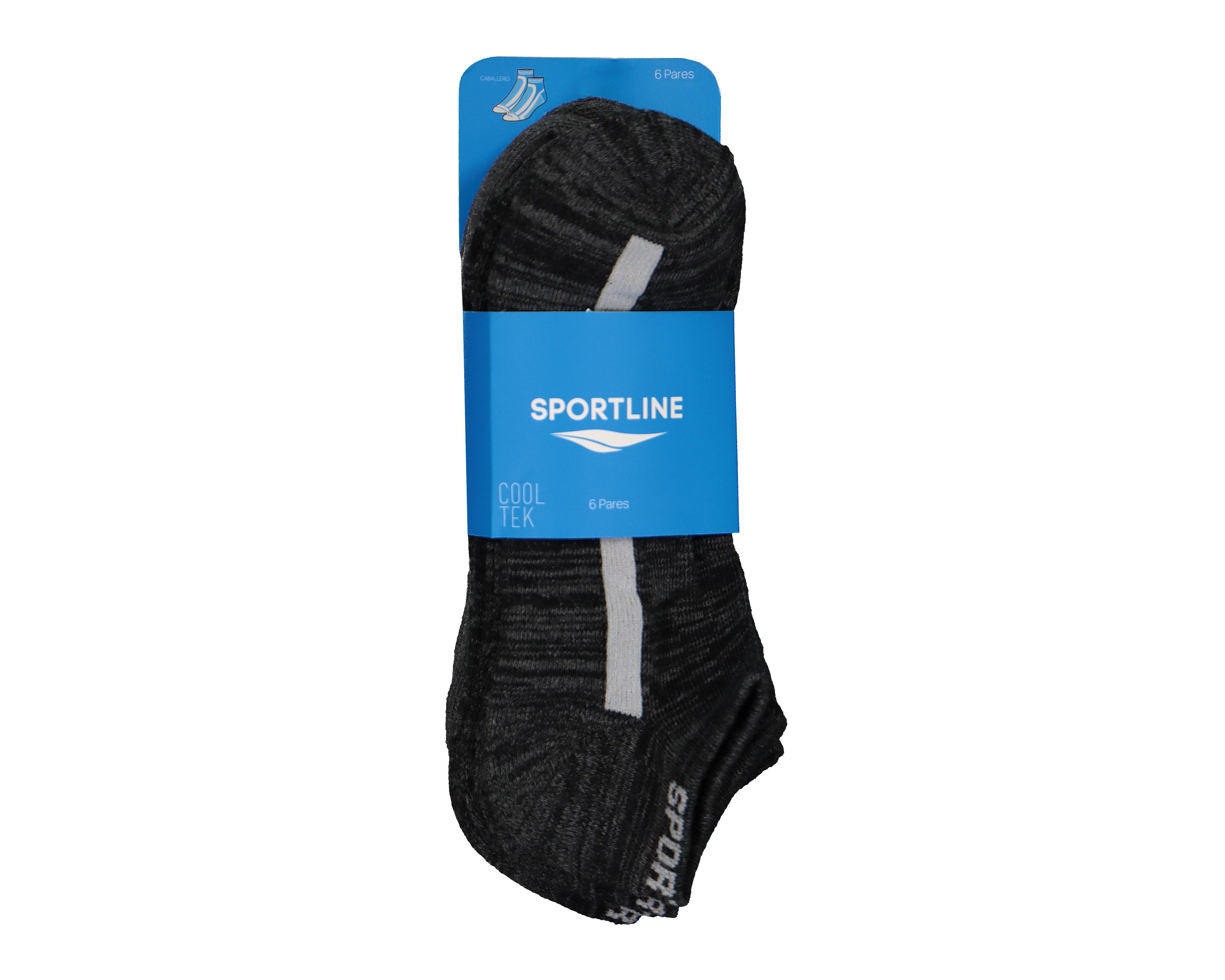 Foto 4 pulgar | Calcetas Deportivas Tines Sportline Cooltek para Hombre 6 Pares