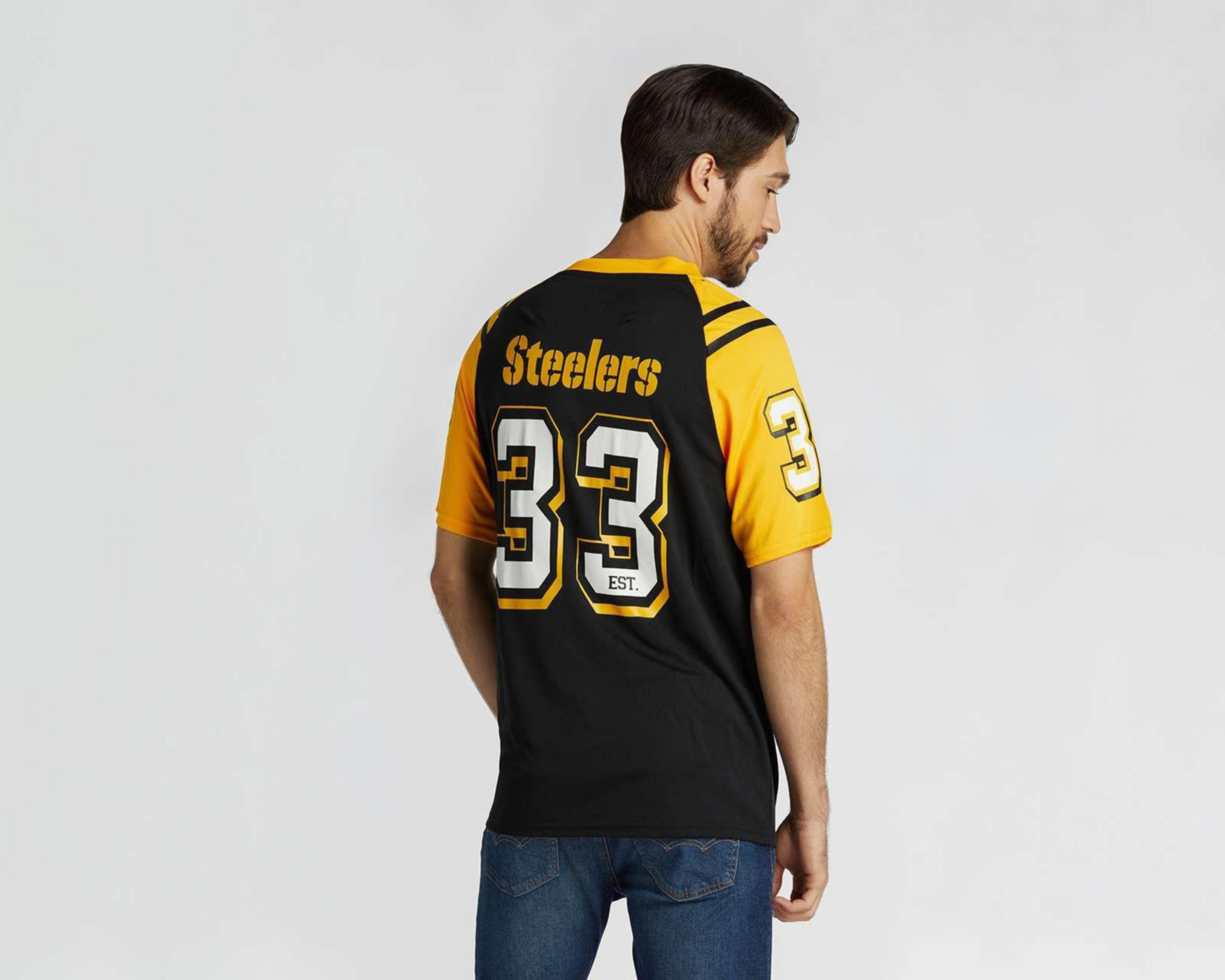 Foto 3 pulgar | Jersey Pittsburgh Steelers Local