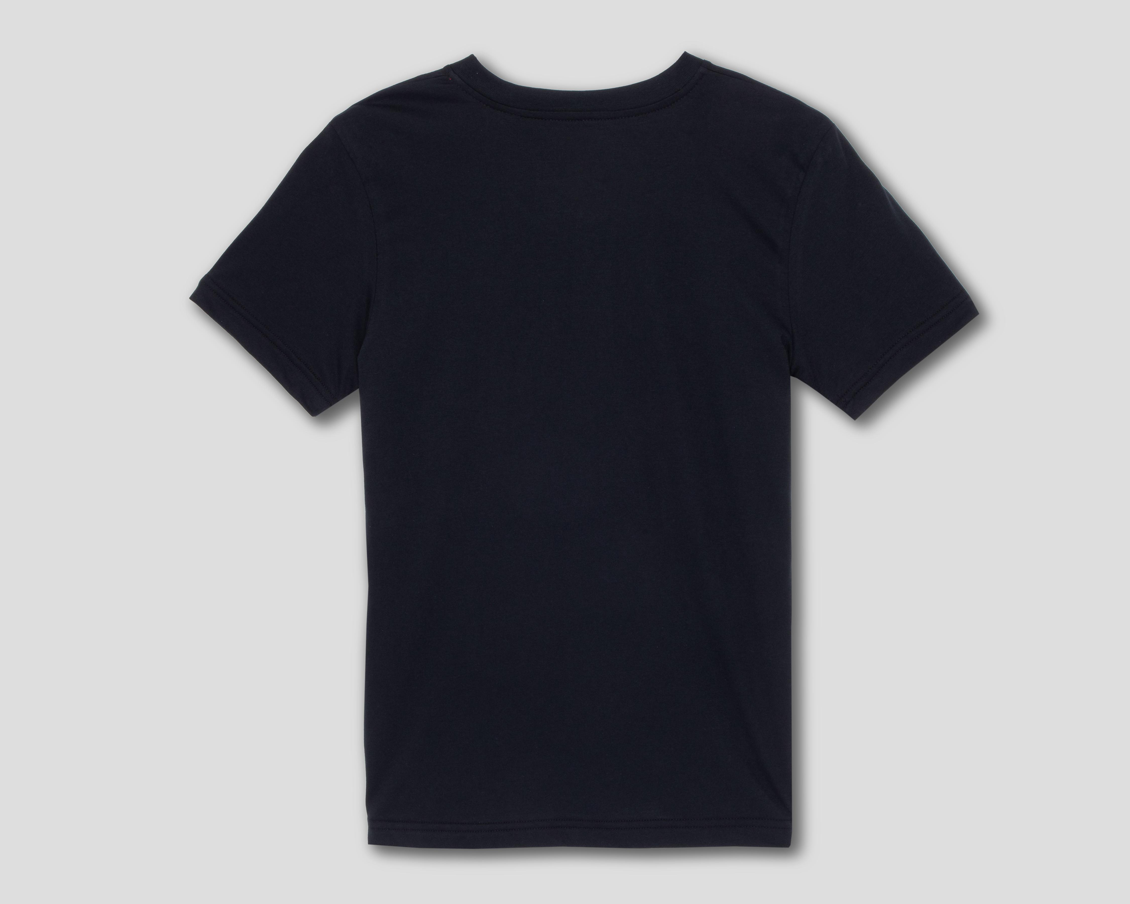 Foto 3 pulgar | Playera Cuello Redondo Negra Oggi para Hombre