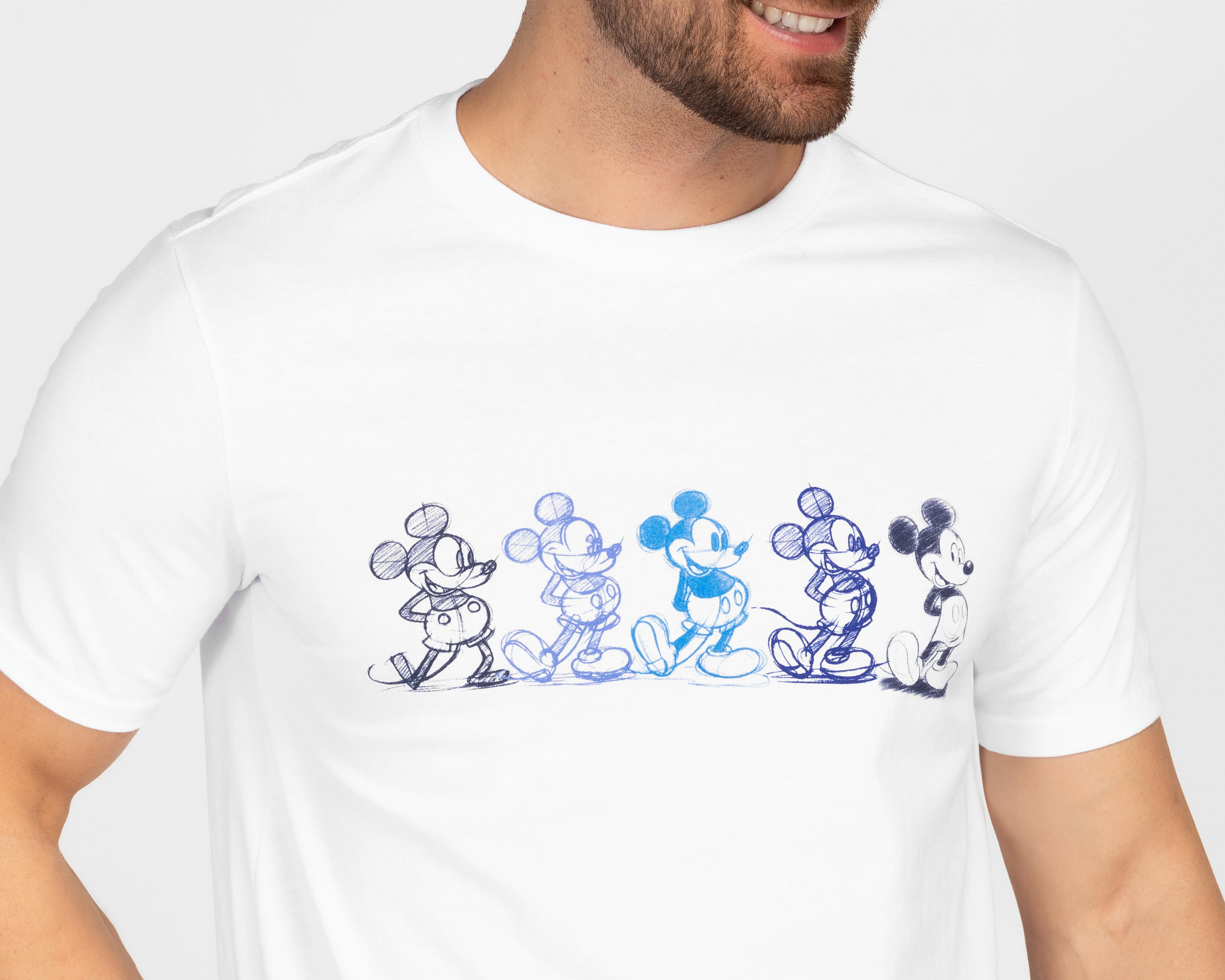Foto 4 pulgar | Playera Disney Cuello Redondo para Hombre