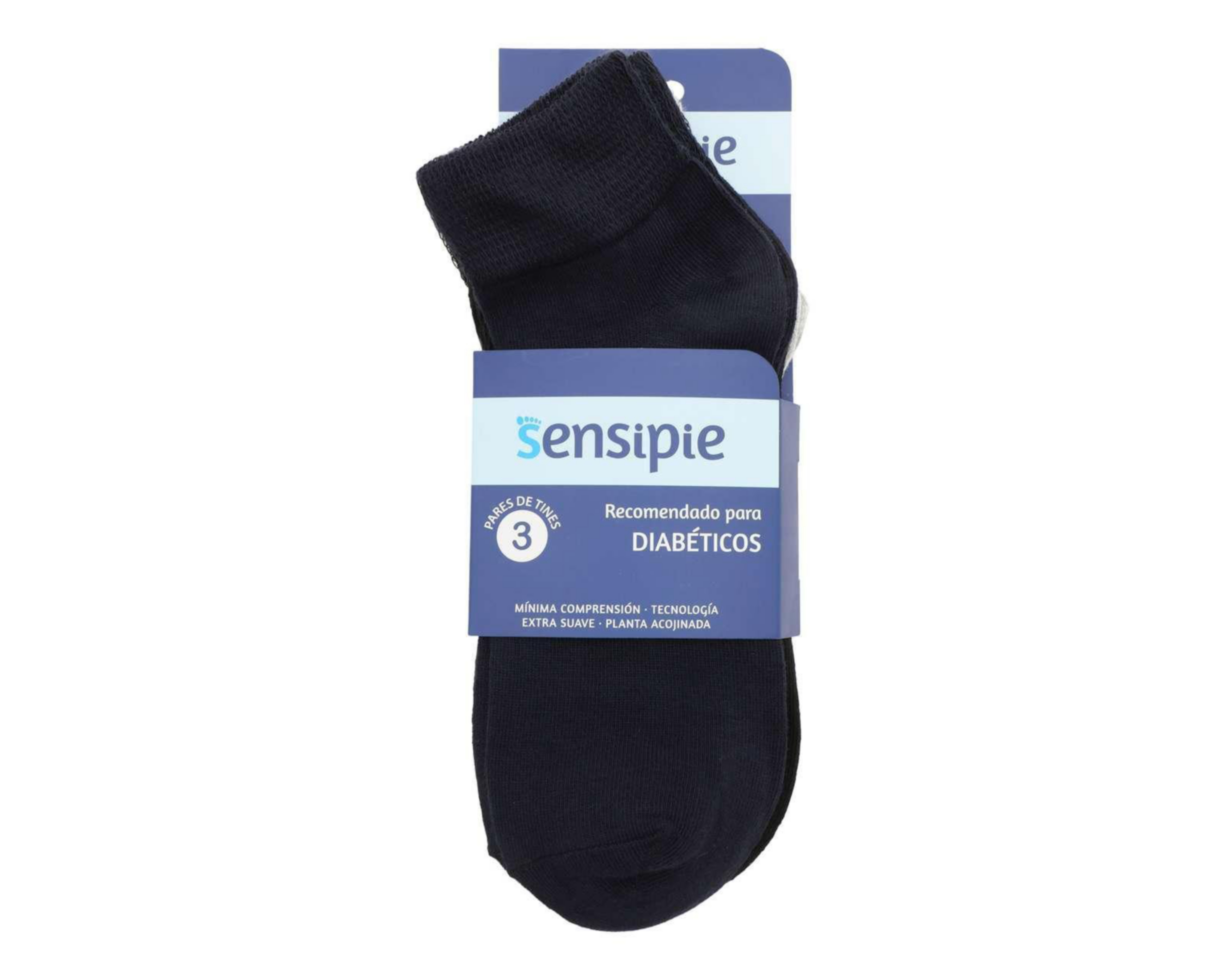 Foto 4 pulgar | Calcetines para Persona con Diabetes Sensipie 3 Pares