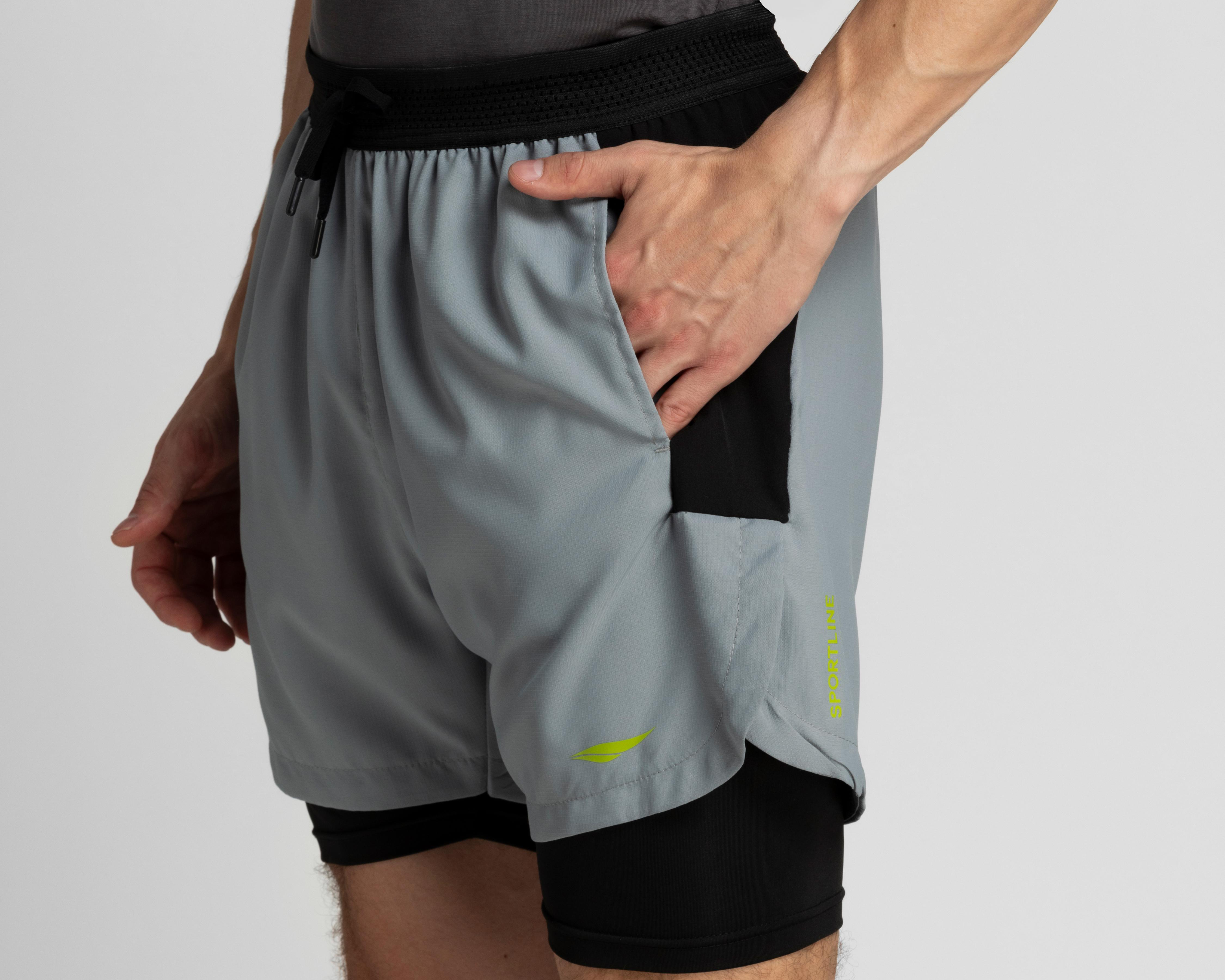 Foto 5 pulgar | Short Sportline para Entrenamiento