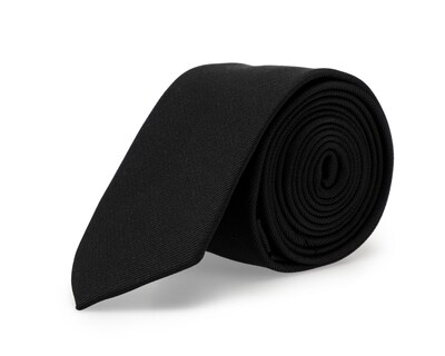 Foto 2 | Corbata Lisa Wall Street Negra