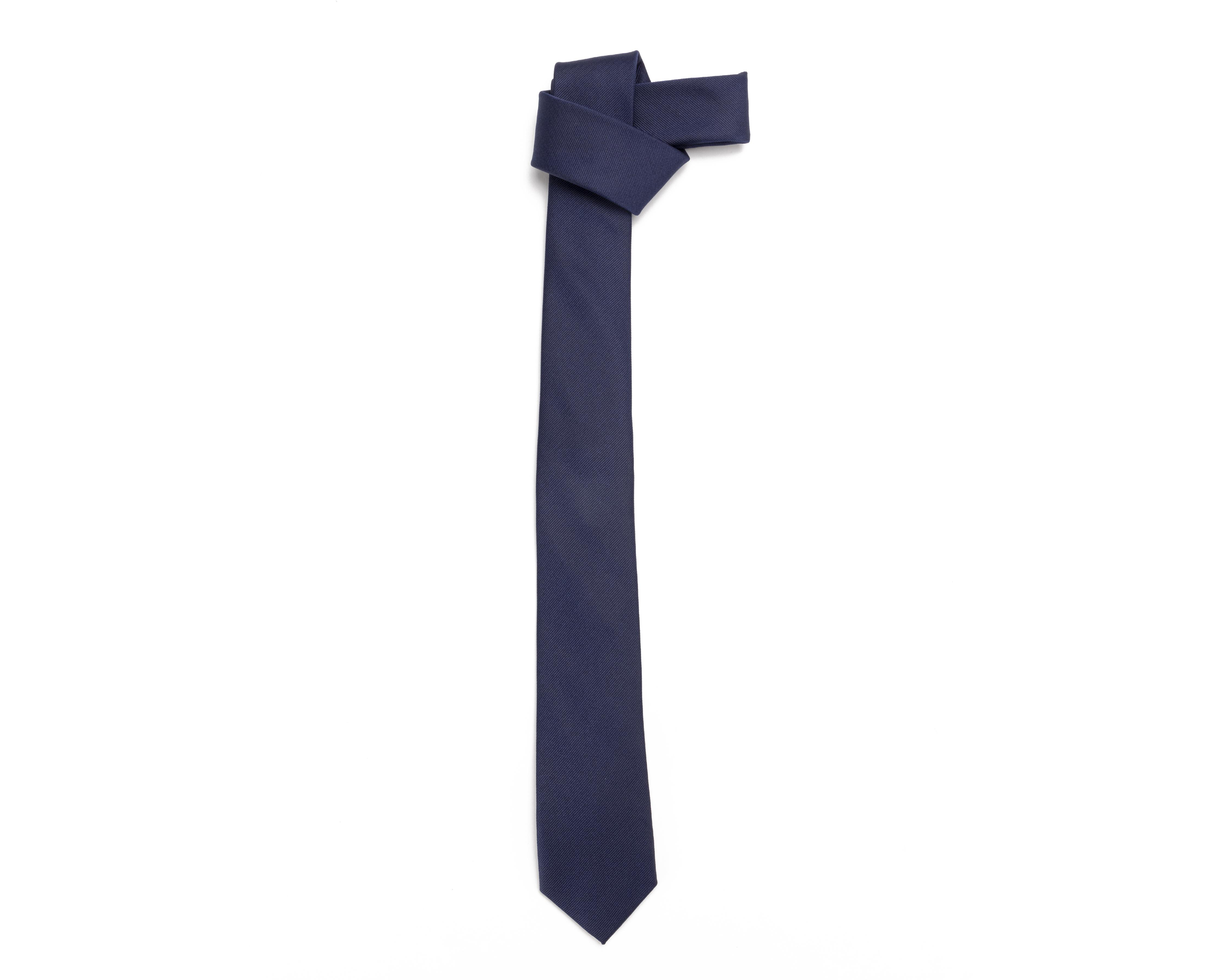 Foto 2 pulgar | Corbata Lisa Wall Street Azul Marino
