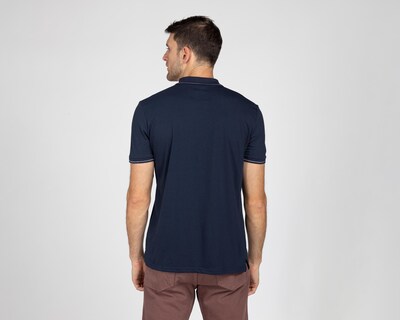 Foto 3 | Playera Polo Refill Azul Marino para Hombre