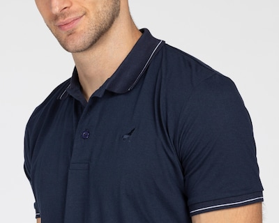 Foto 4 | Playera Polo Refill Azul Marino para Hombre