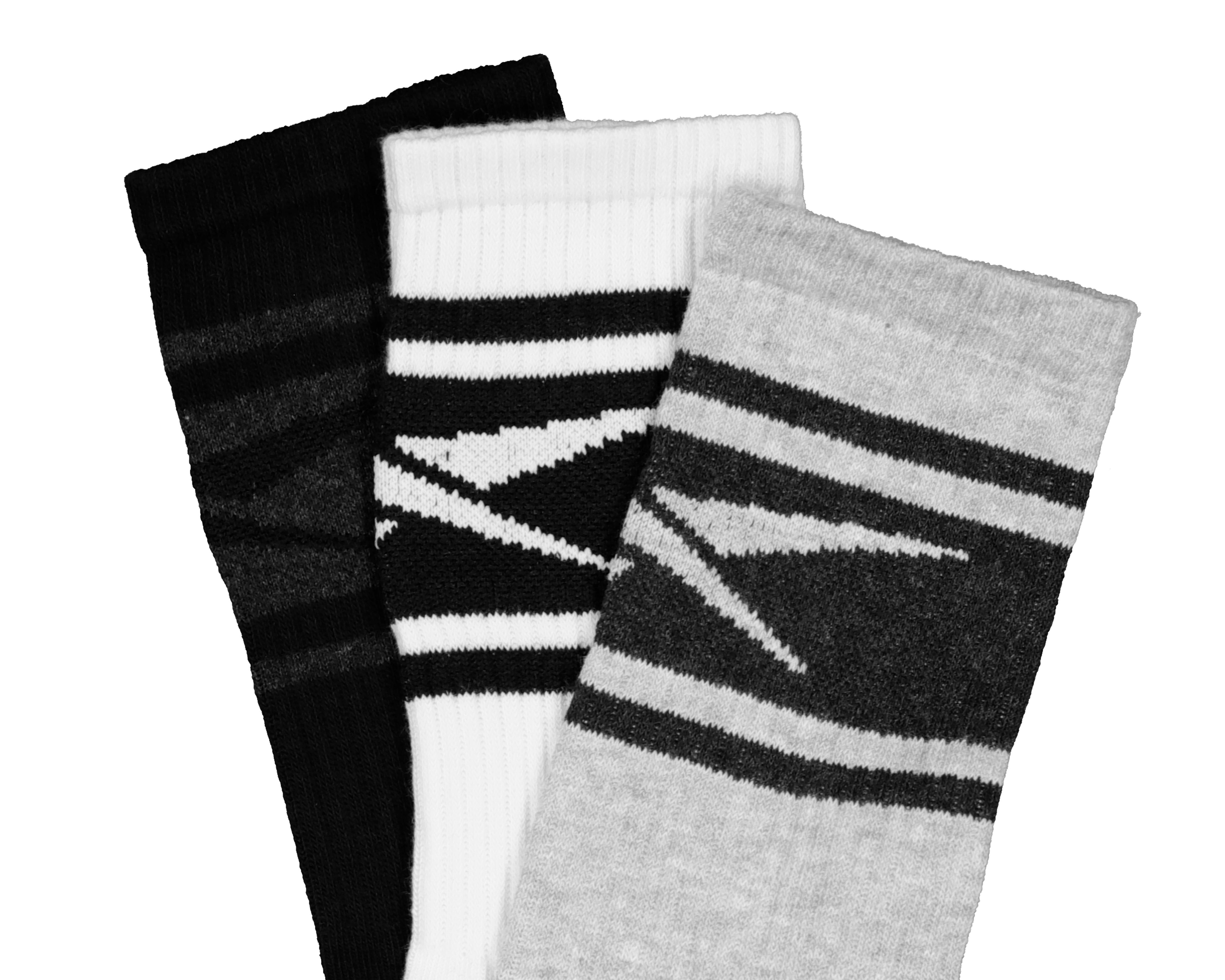 Foto 2 | Calcetas Deportivas Largas Reebok para Hombre 3 Pares