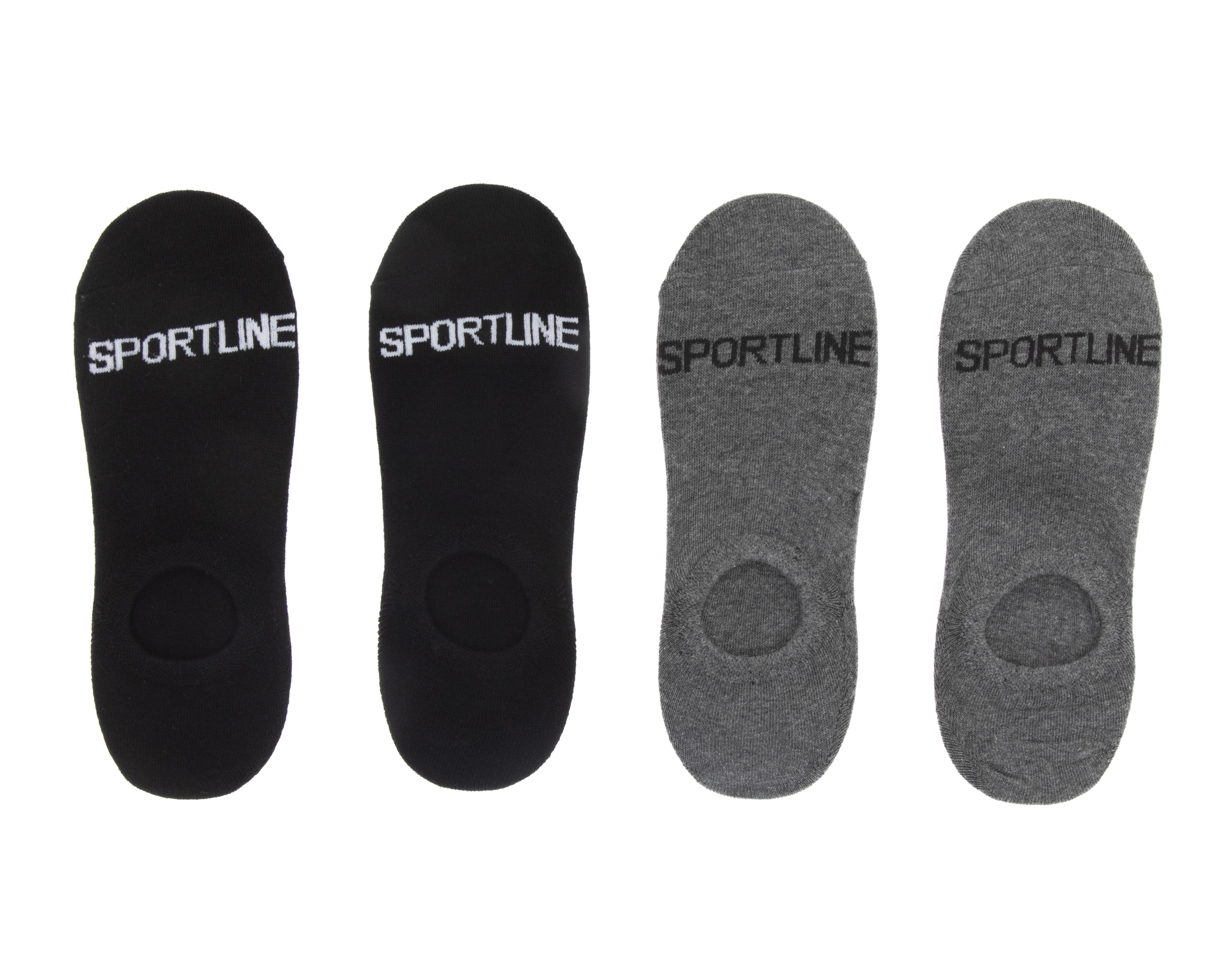 Foto 2 pulgar | Calcetas Invisibles Sportline para Hombre 4 Pares