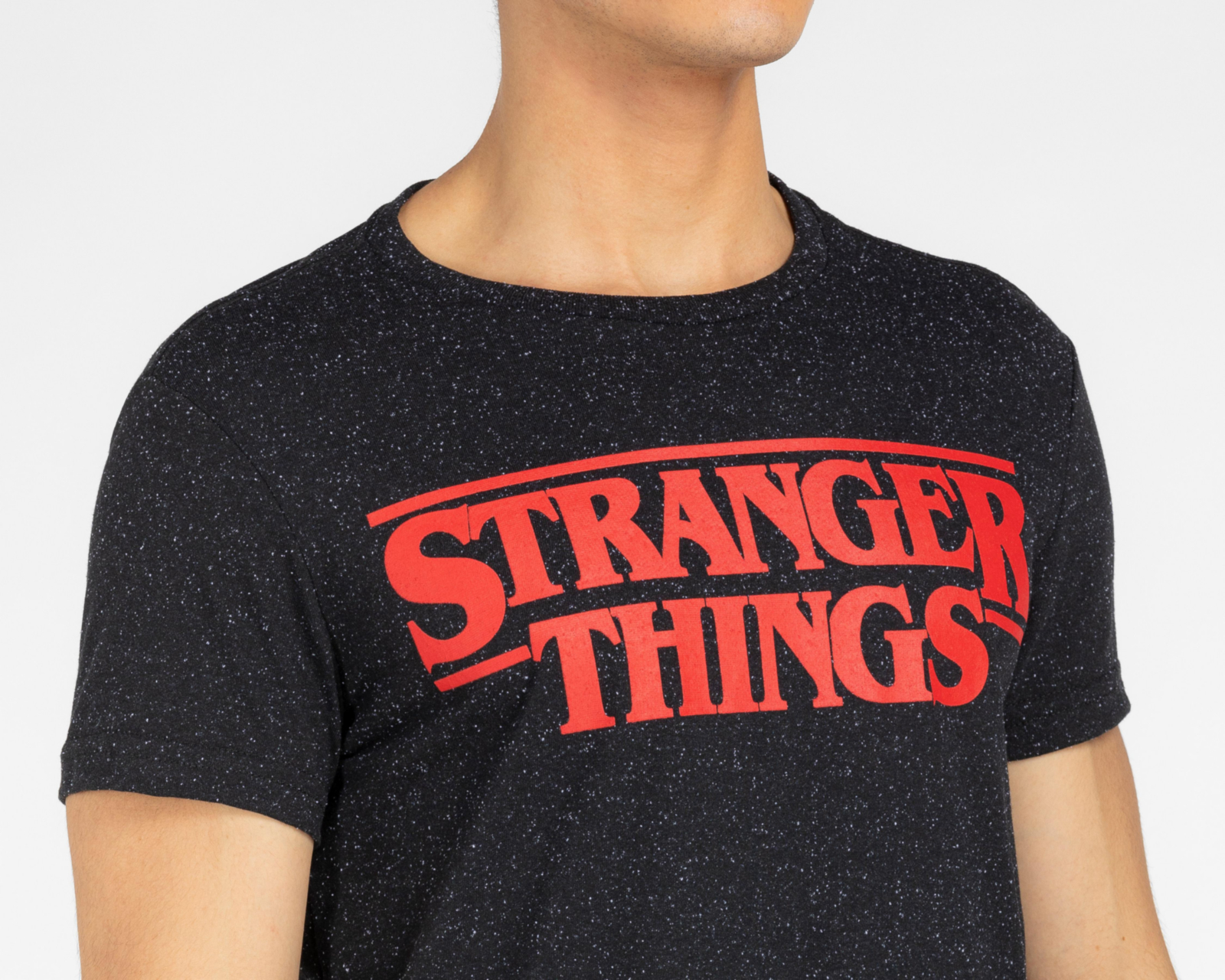 Foto 4 pulgar | Playera Stranger Things Cuello Redondo