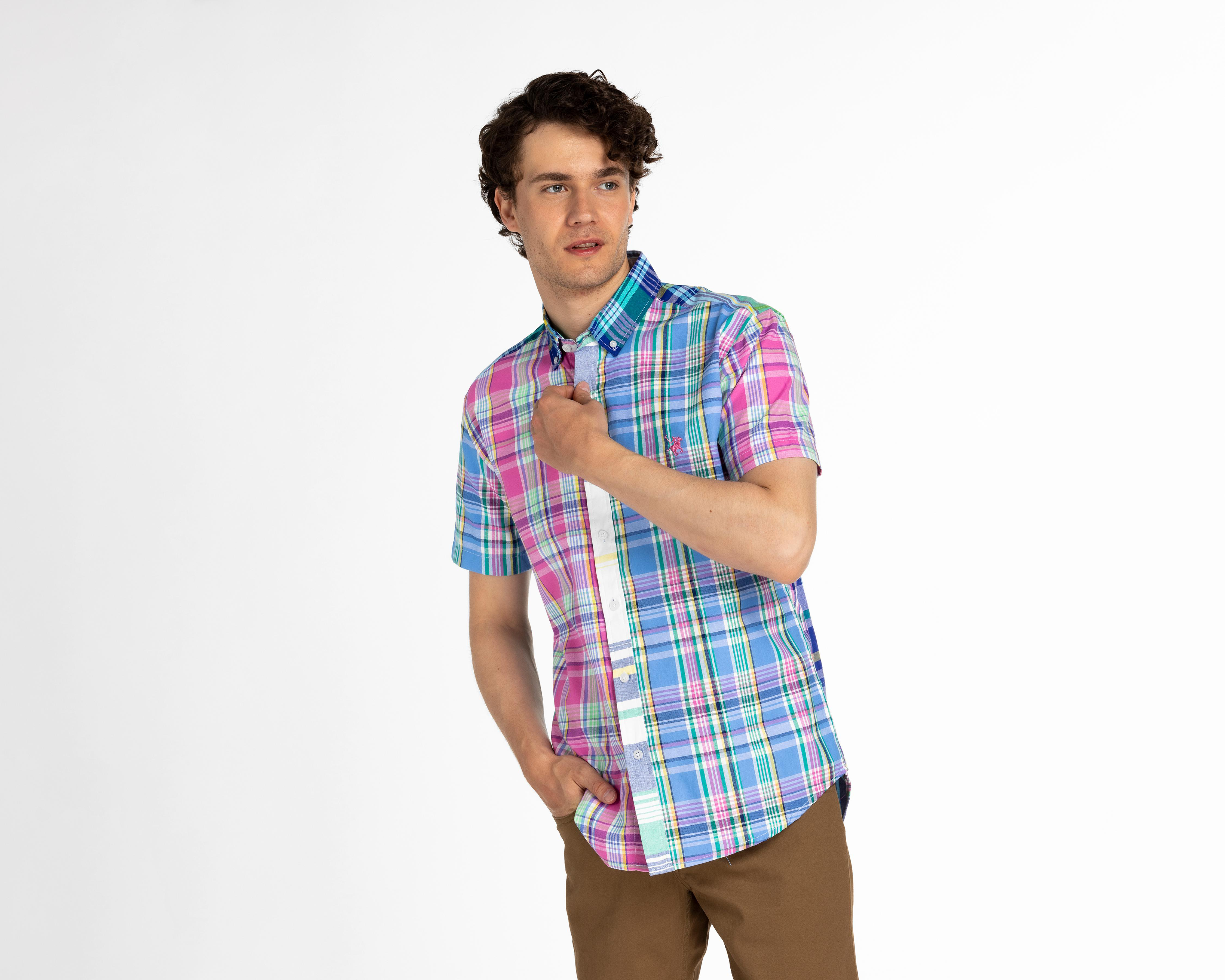 Camisa de Moda York Team Polo Club Regular Fit a Cuadros