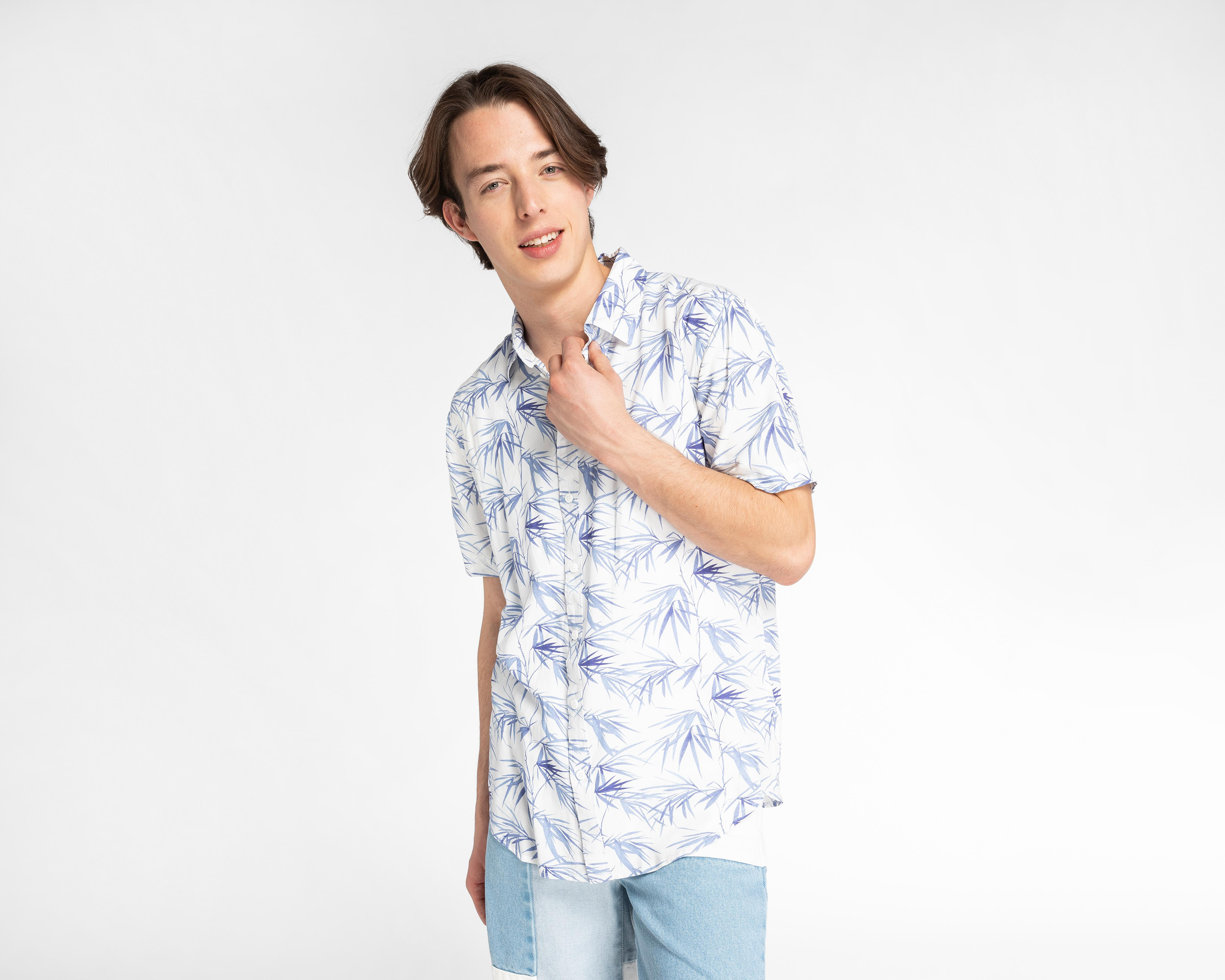 Foto 2 pulgar | Camisa de Moda Refill Regular Fit  Estampada