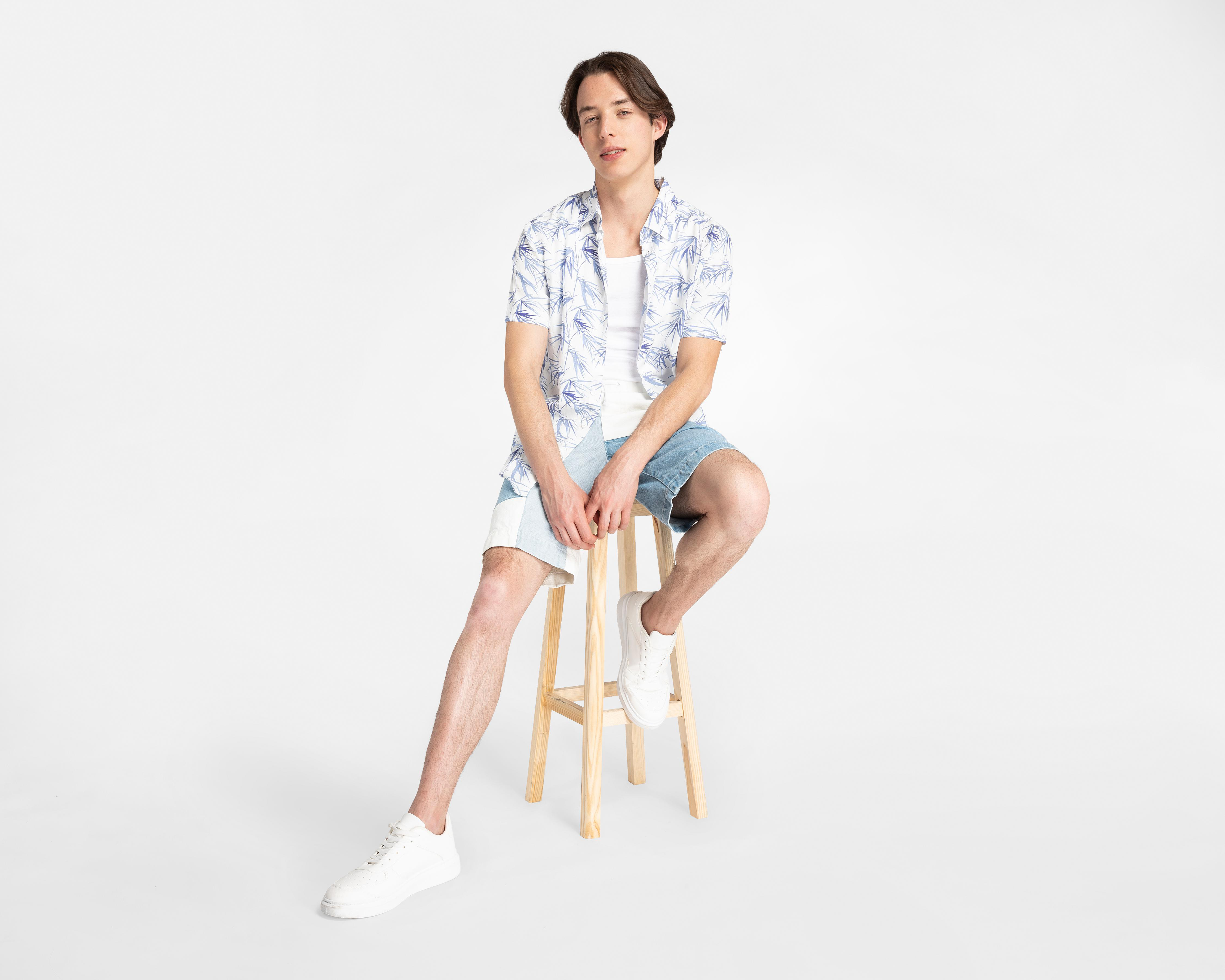 Foto 2 | Camisa de Moda Refill Regular Fit  Estampada