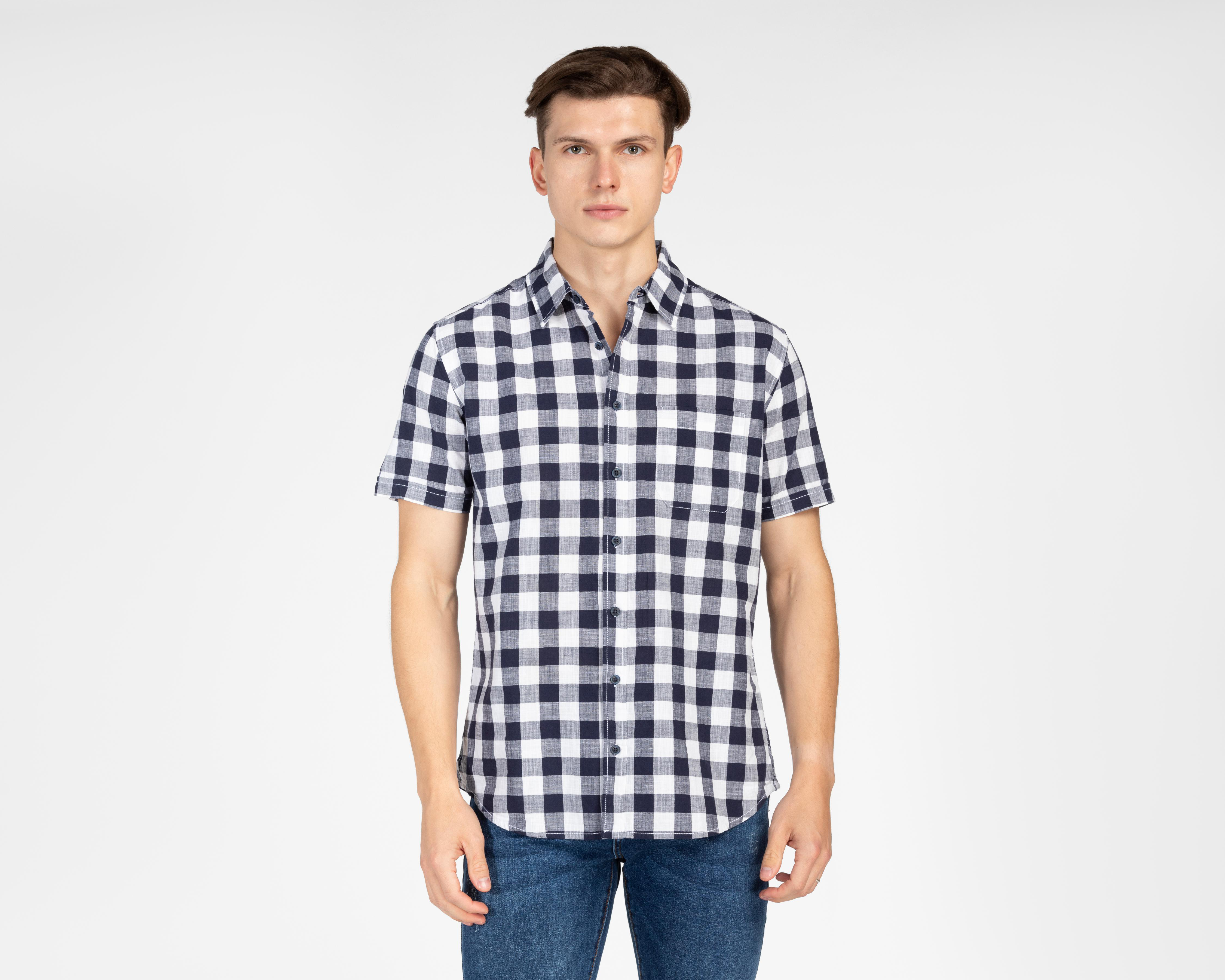 Camisa Casual Refill Regular a Cuadros