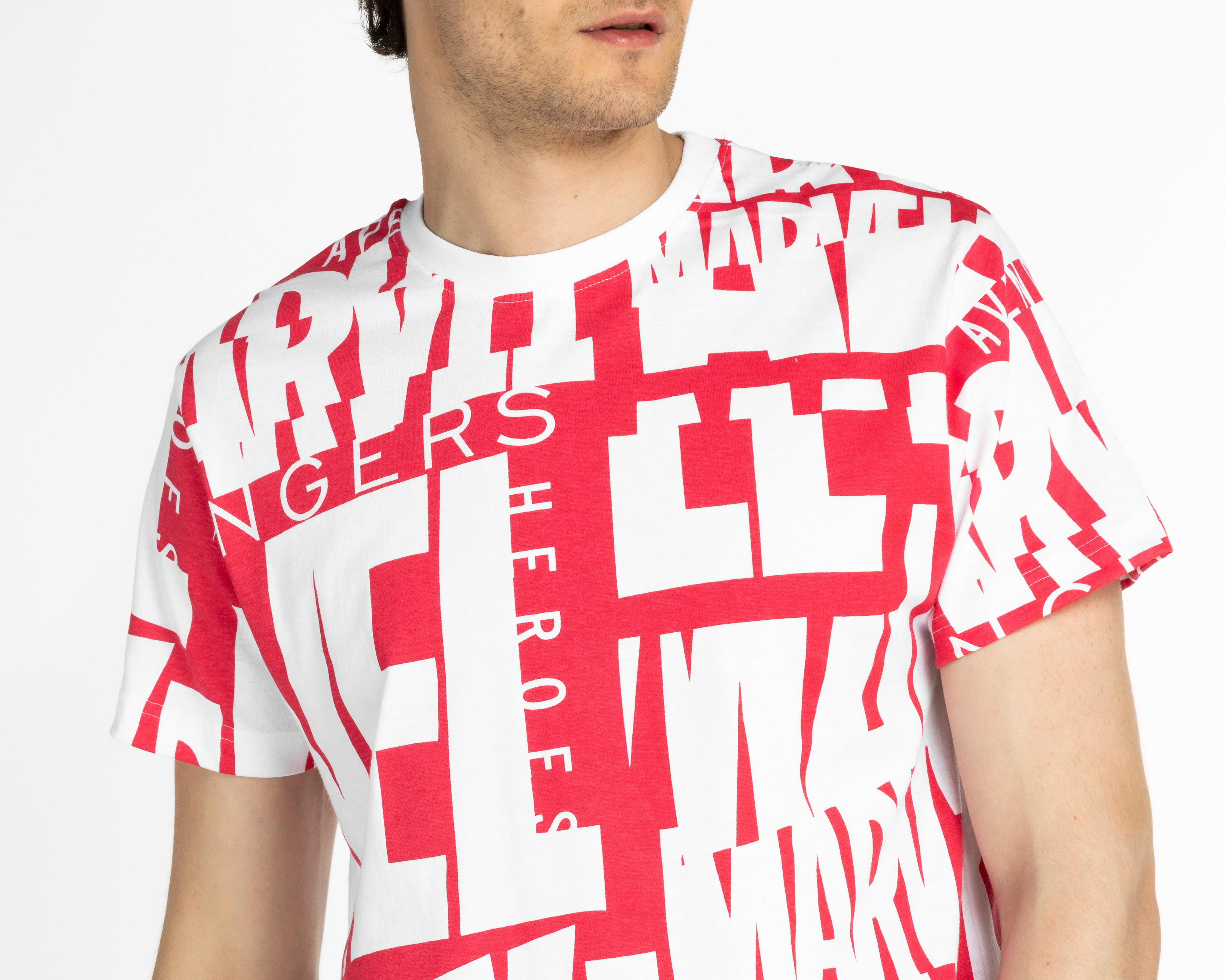 Foto 4 pulgar | Playera Marvel Cuello Redondo