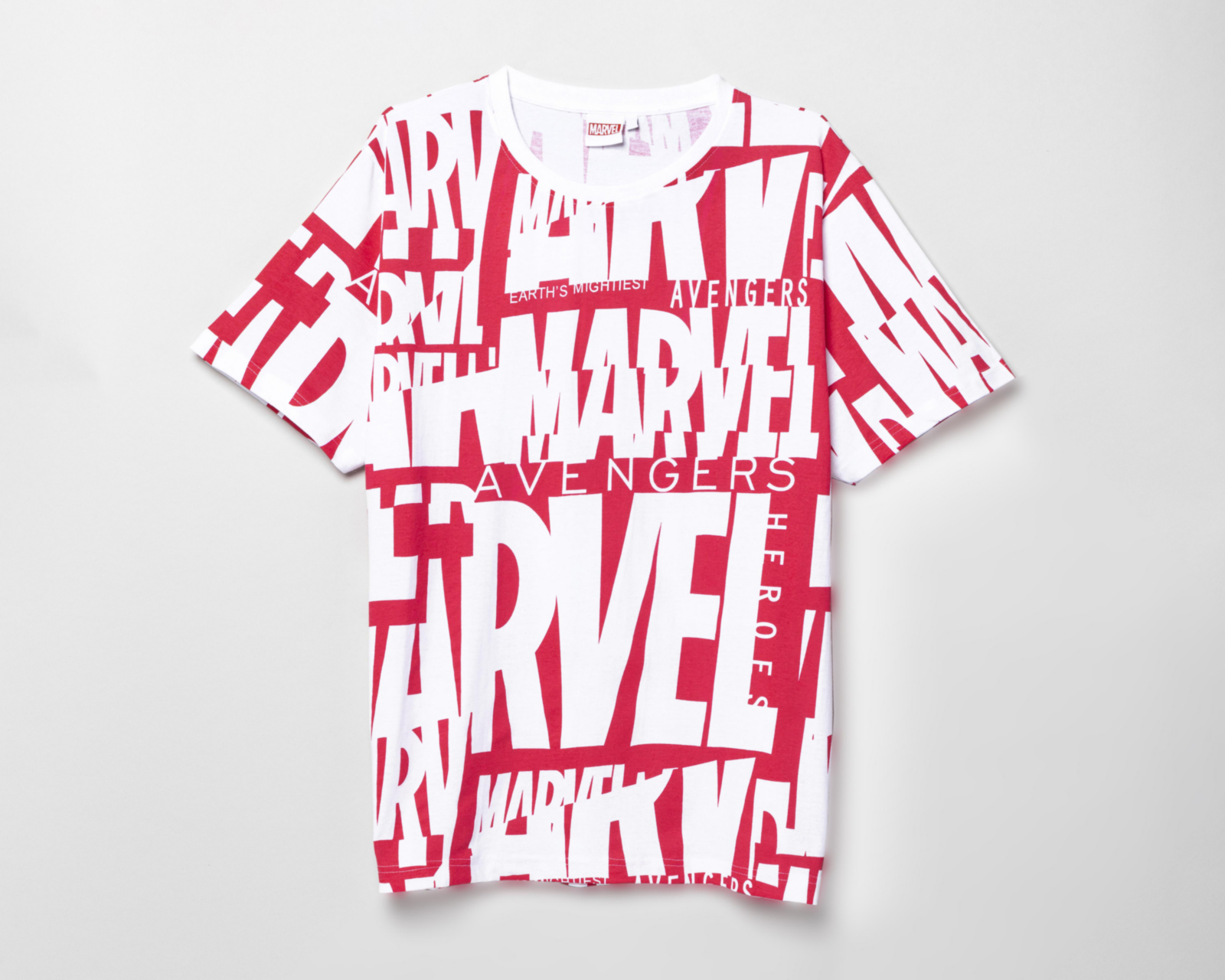 Foto 5 pulgar | Playera Marvel Cuello Redondo