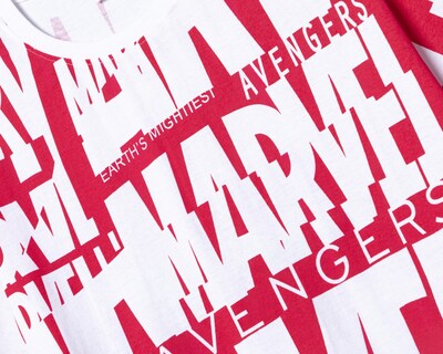 Foto 5 | Playera Marvel Cuello Redondo