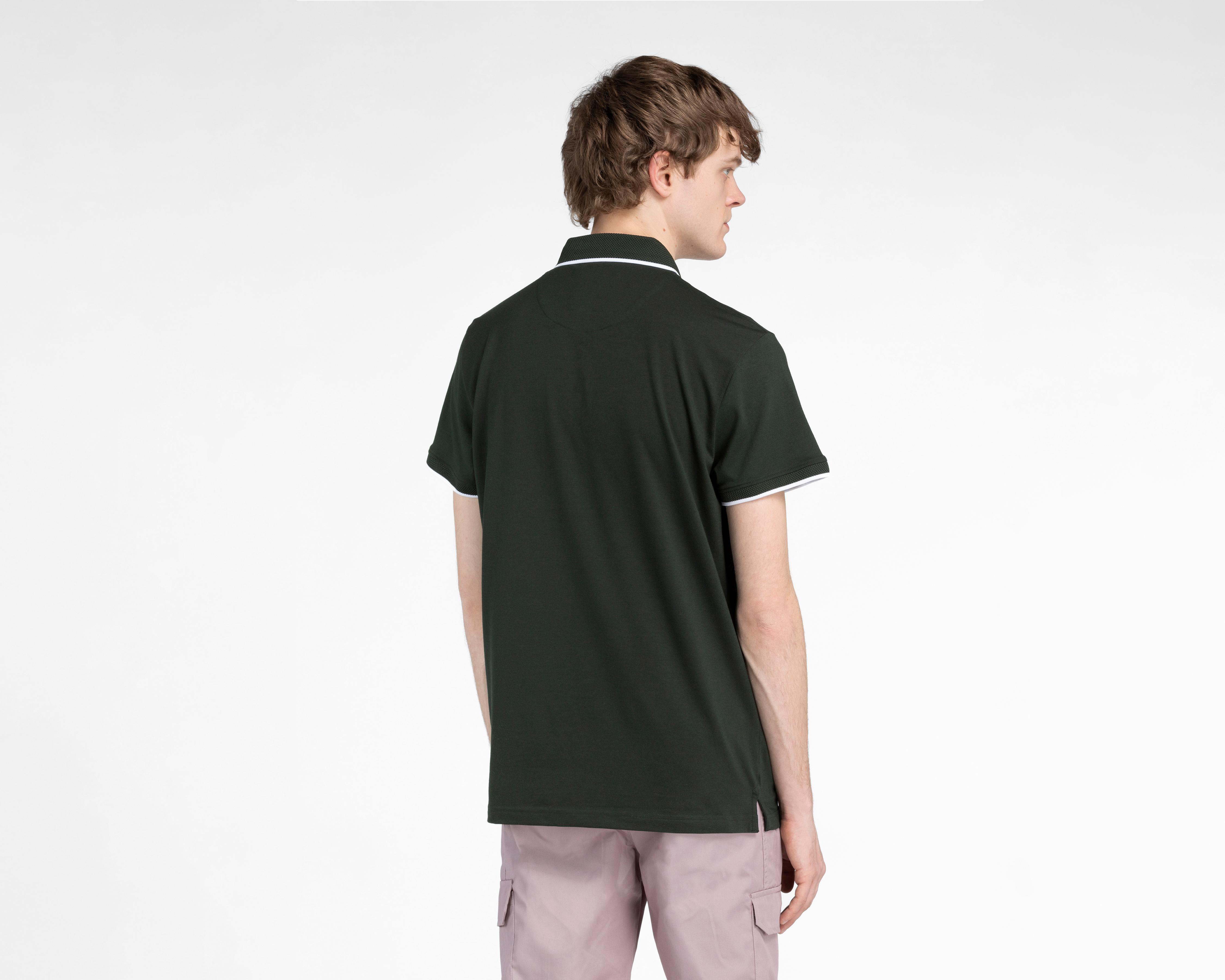Foto 4 pulgar | Playera Polo Refill Verde para Hombre