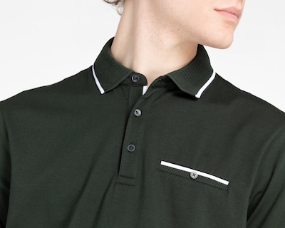Foto 4 | Playera Polo Refill Verde para Hombre